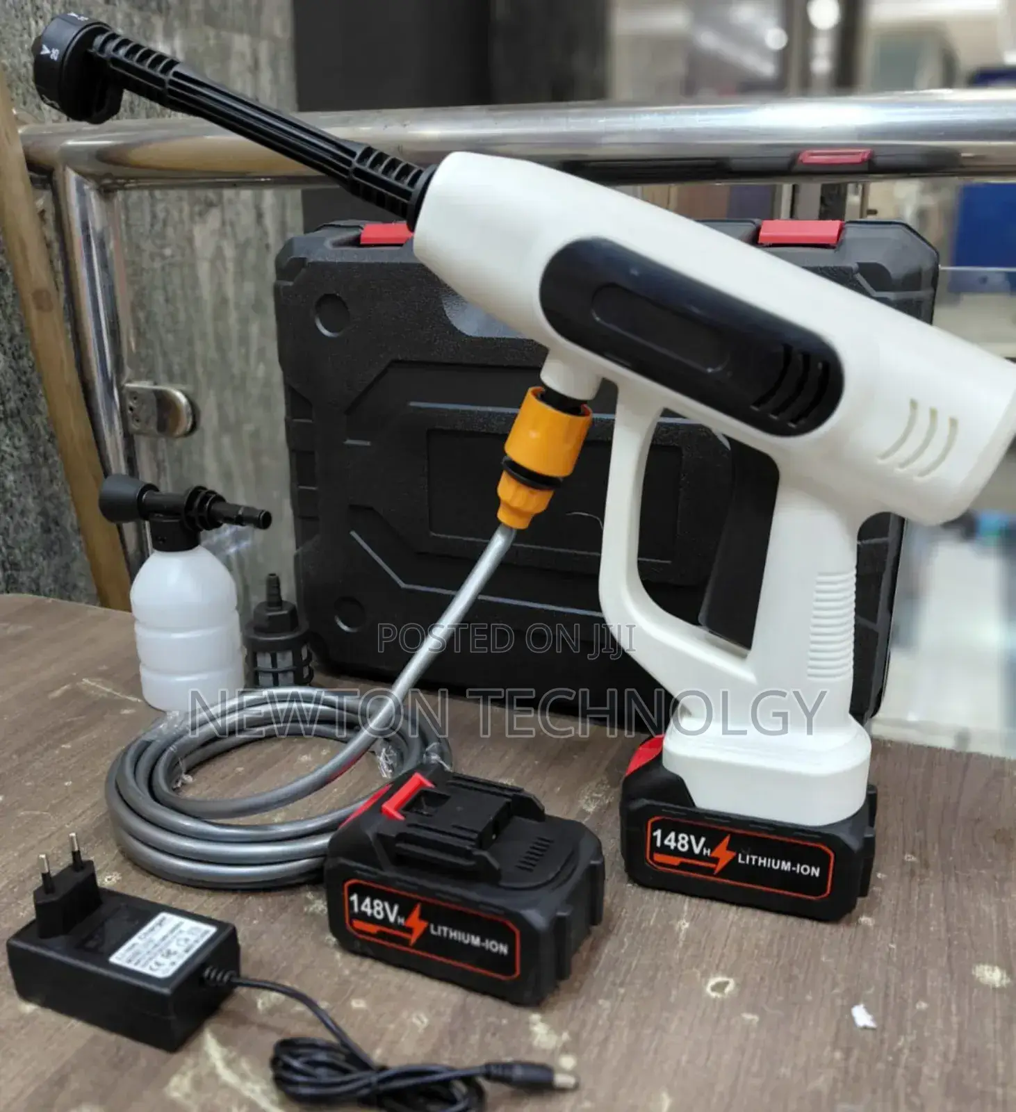 Heavy Duty Car Wash Gun Machine 2 148v Lithium Batteries
