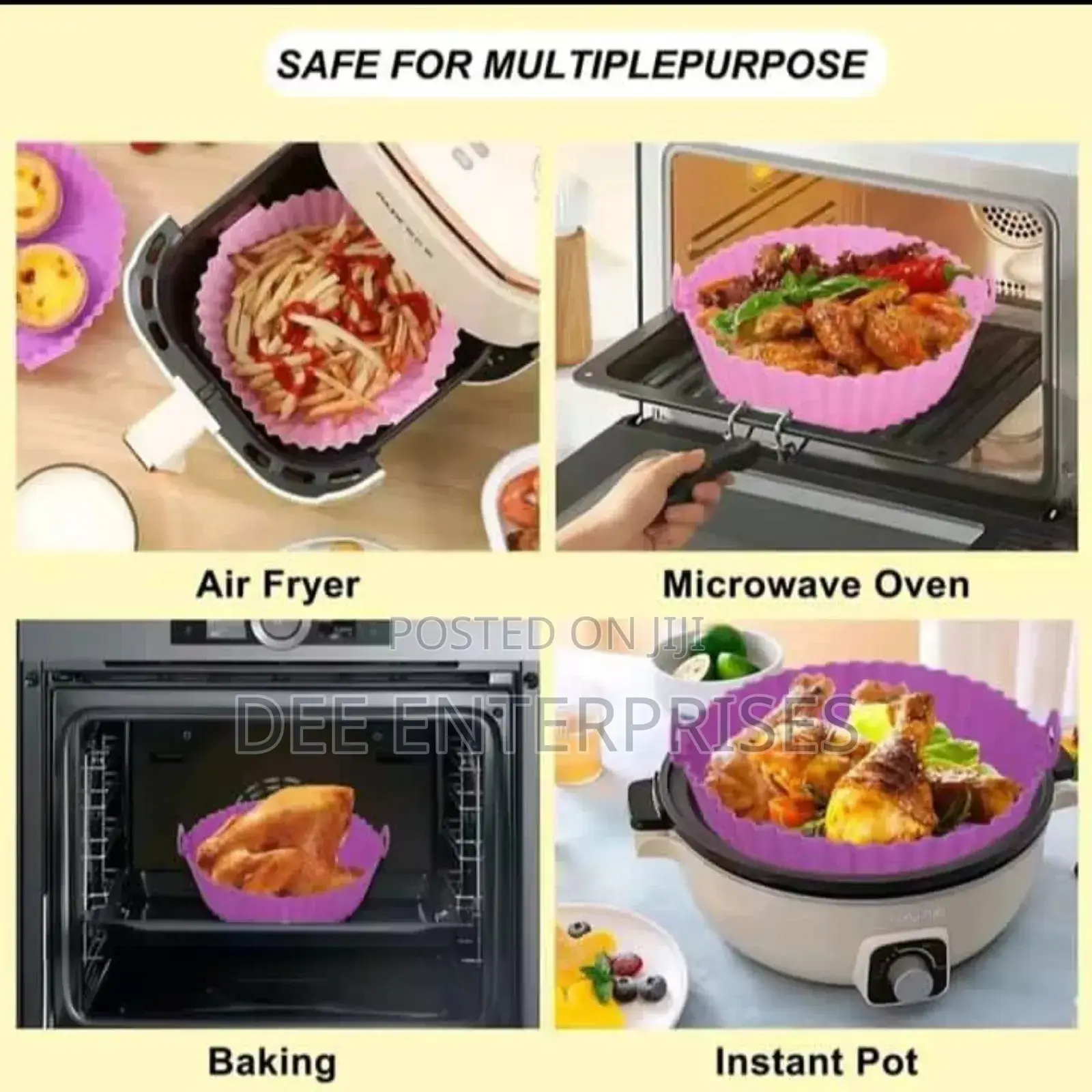 Airfryer Protective Silicone Cover Protects Food