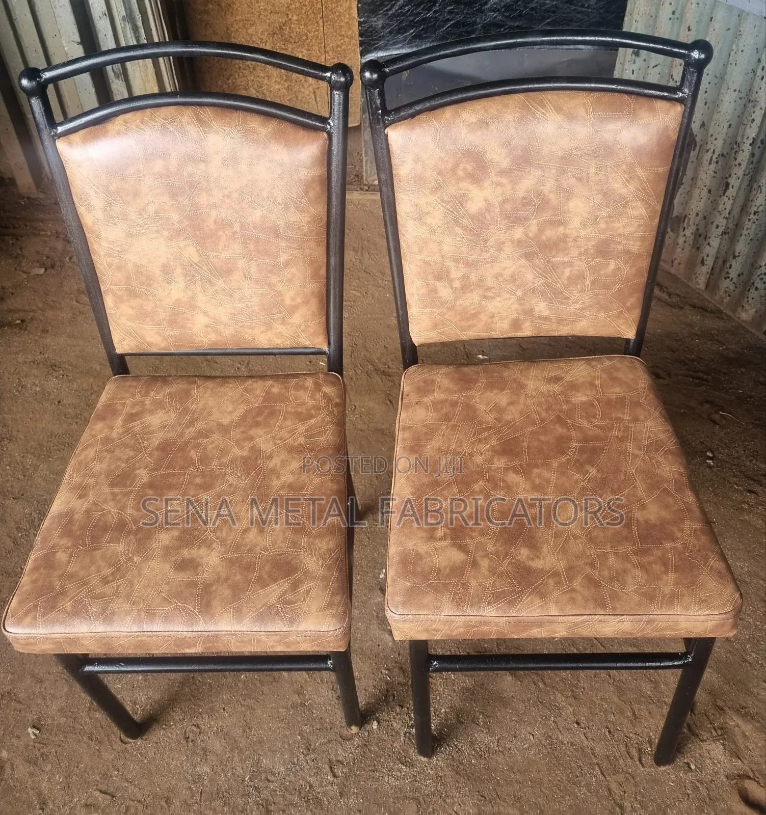 Restaurant Chairs, With The Latest Patterned Fabric, A Comfy Backrest.