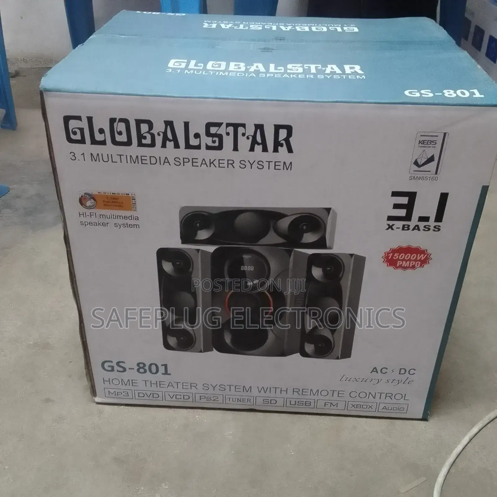3.1ch Globalstar Multimedia X-Bass System