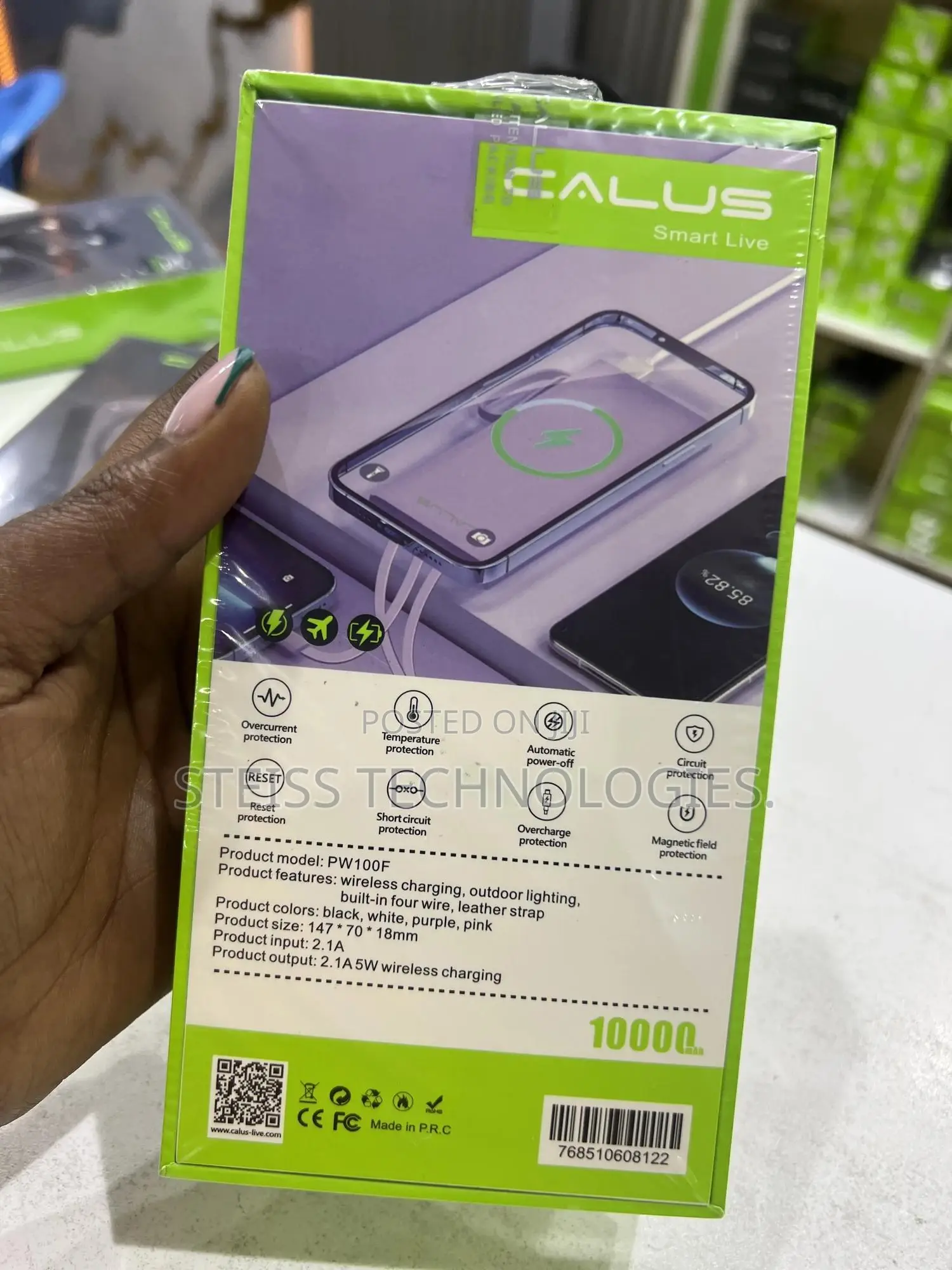 Wireless Charging 10000mah Powerbank