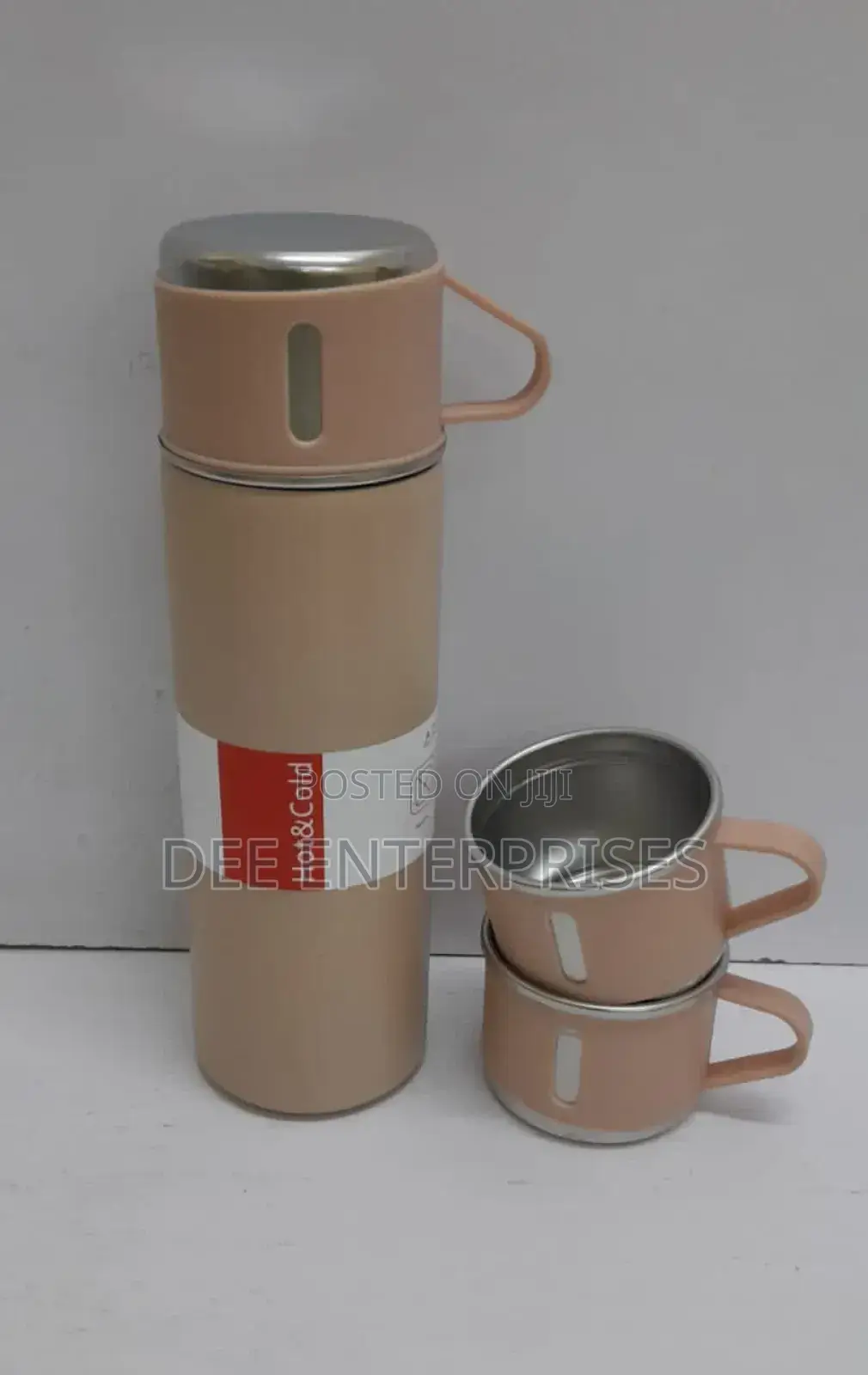 500ml Thermo Flask With 2 Extra Cups