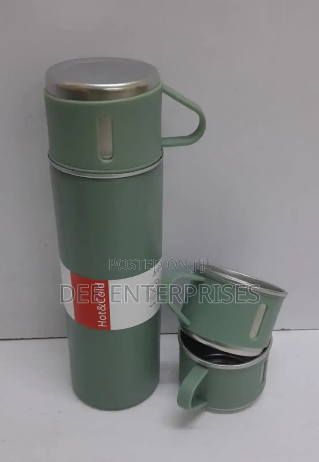 500ml Thermo Flask With 2 Extra Cups