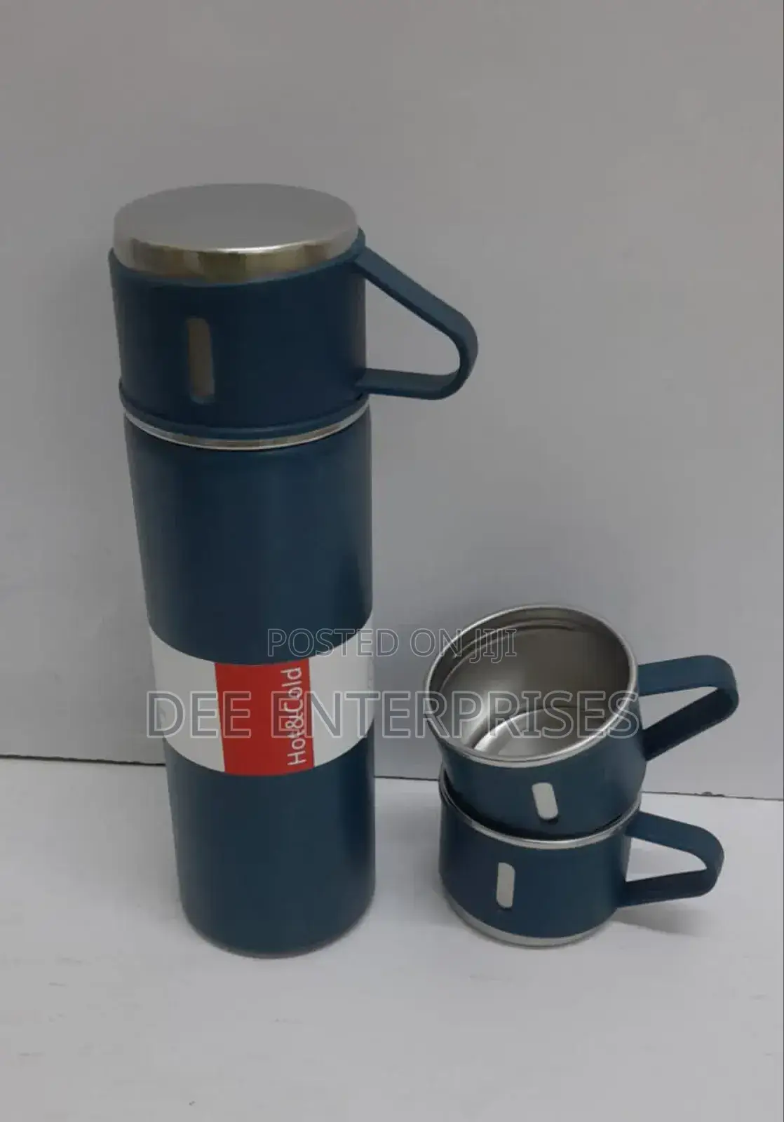 500ml Thermo Flask With 2 Extra Cups