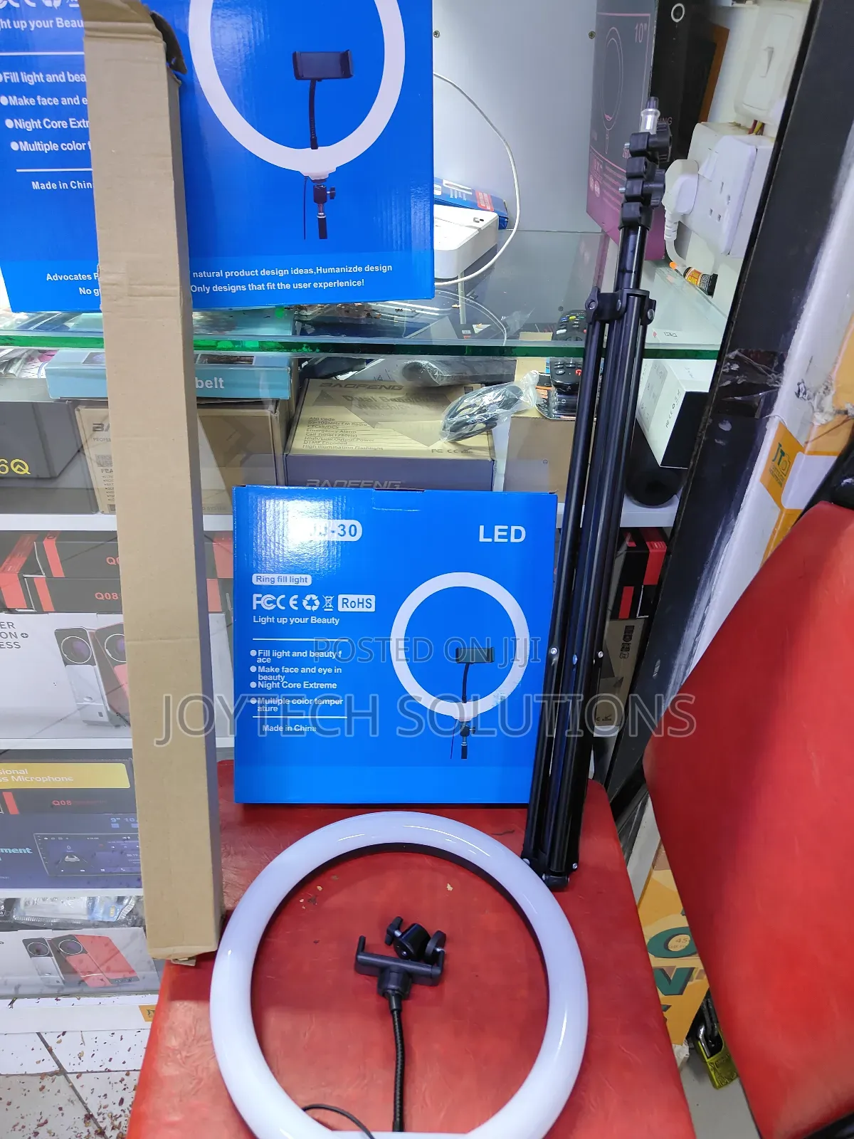 Gearlight 12" Inches Led Ring Light Stand and Phone Holder ( 3 Modes