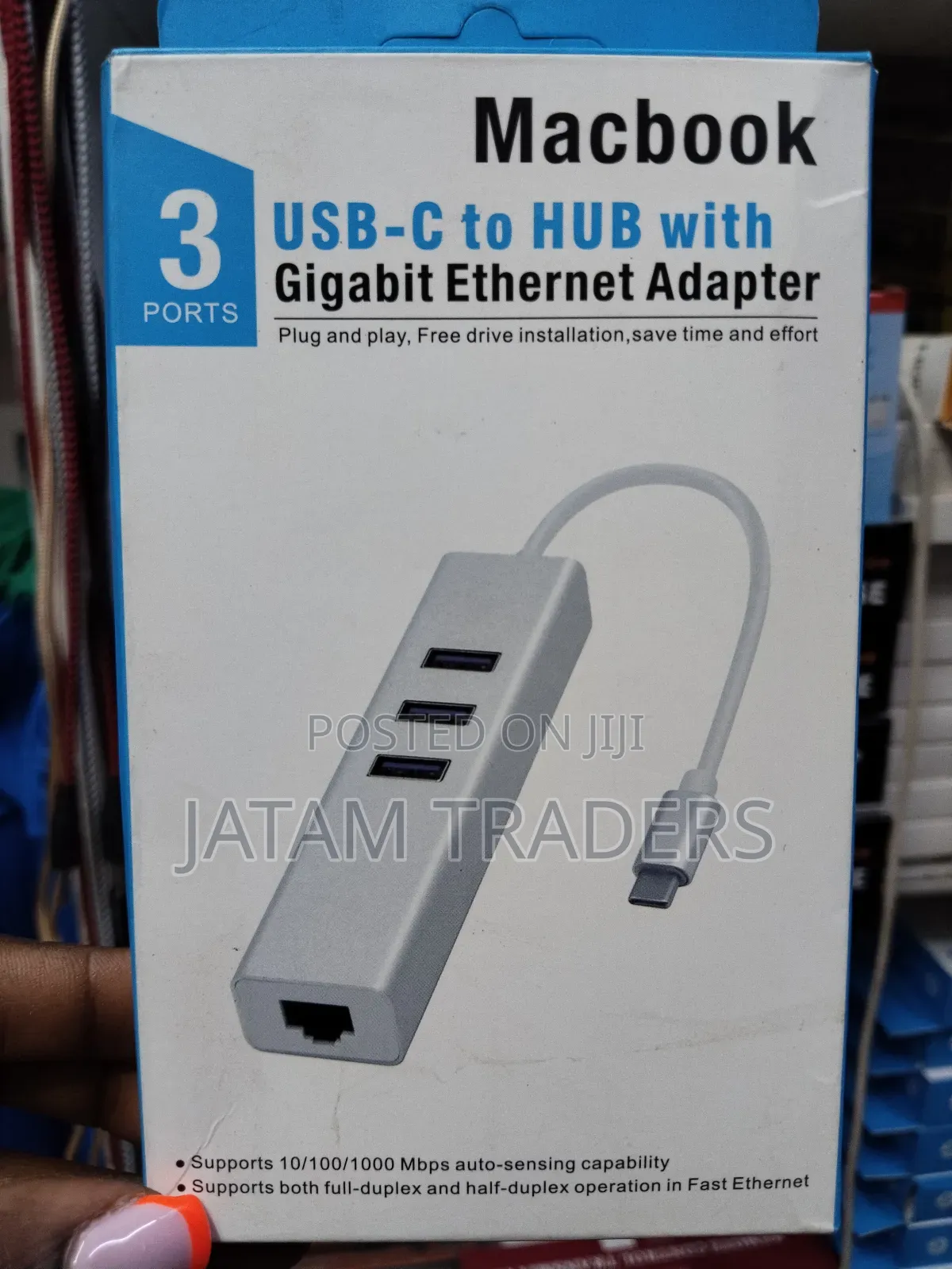 Usb -c To Hub With Gigabit Ethernet Adapter