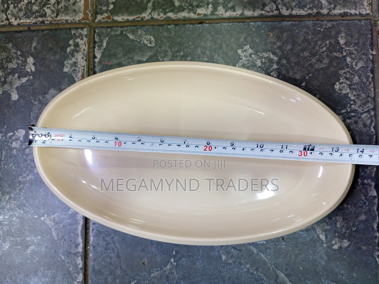 6pc Melamine Oval Plate 35cm/ Fish Plate 6pc