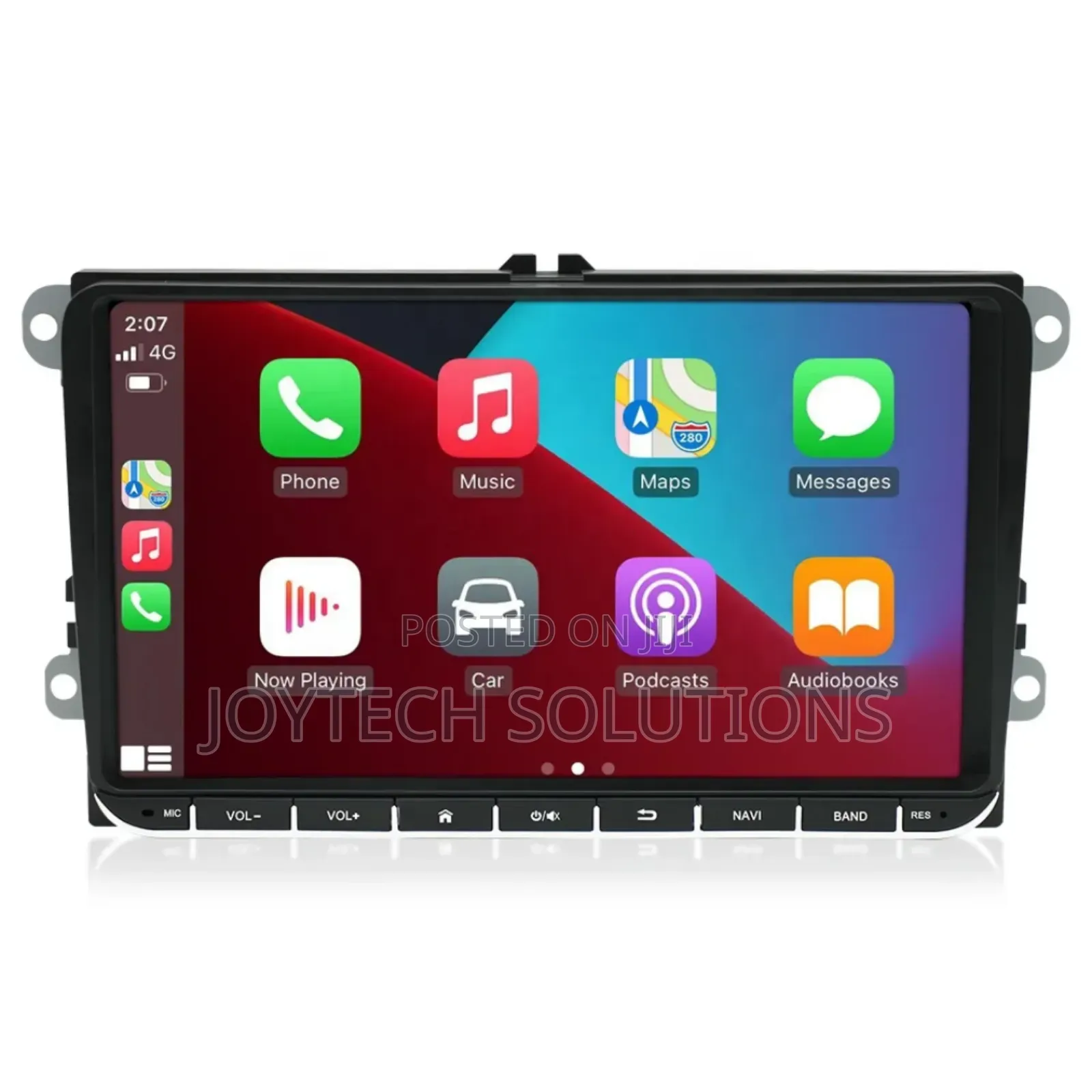 Wireless Carplay Screen 10.1 Touch Screen Stereo With Reverse Camera