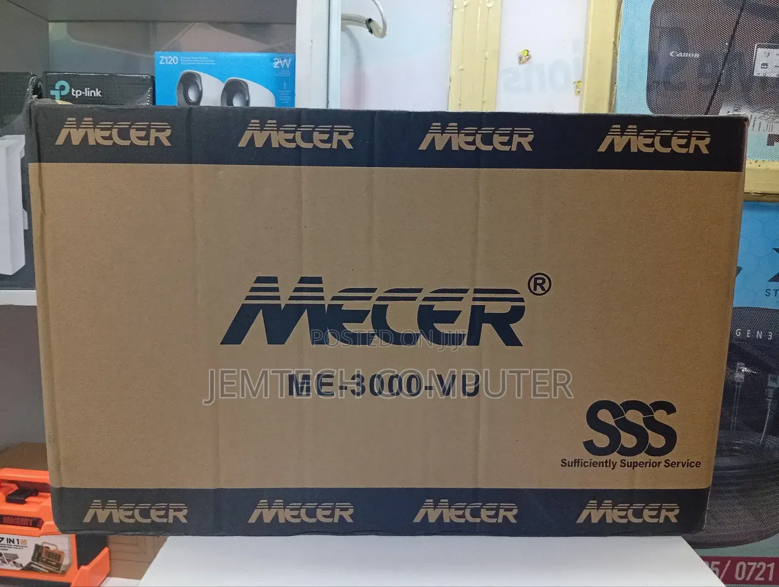 Me-3000-Vu Mecer 3000va (1800w) Line Interactive Ups