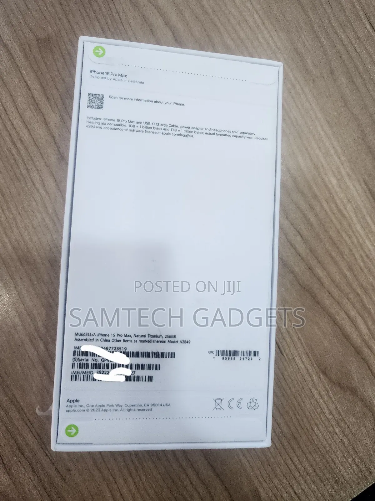 New Apple iPhone 15 Pro 256 GB Silver