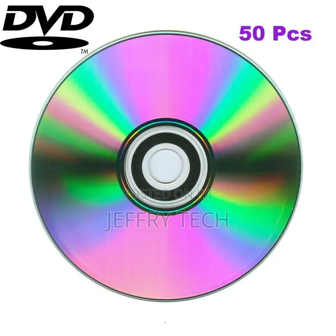 Pack of 50 Dvds, 12 Cm Blank DVD-R, 4.7 Gb High Quality