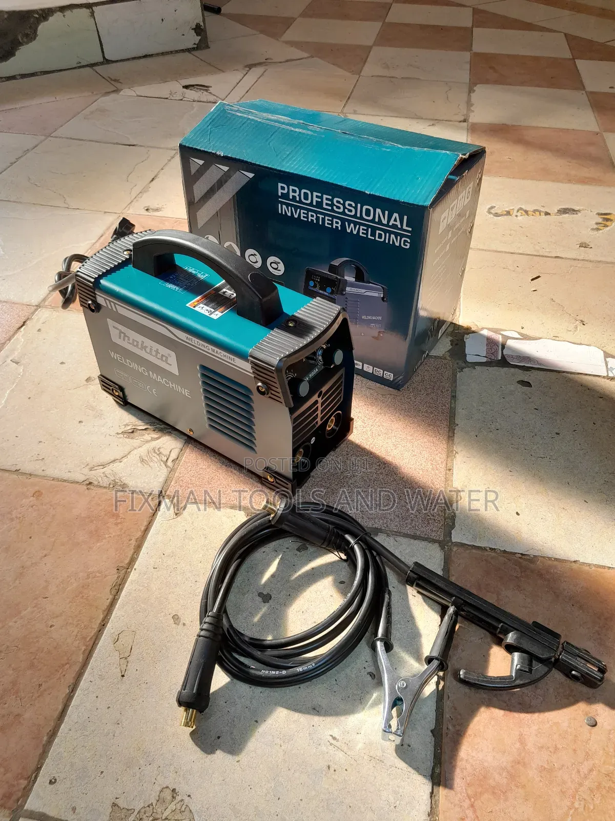 Makita Welding Machine 500a + Grinder 2100 W 9 Inches Combo