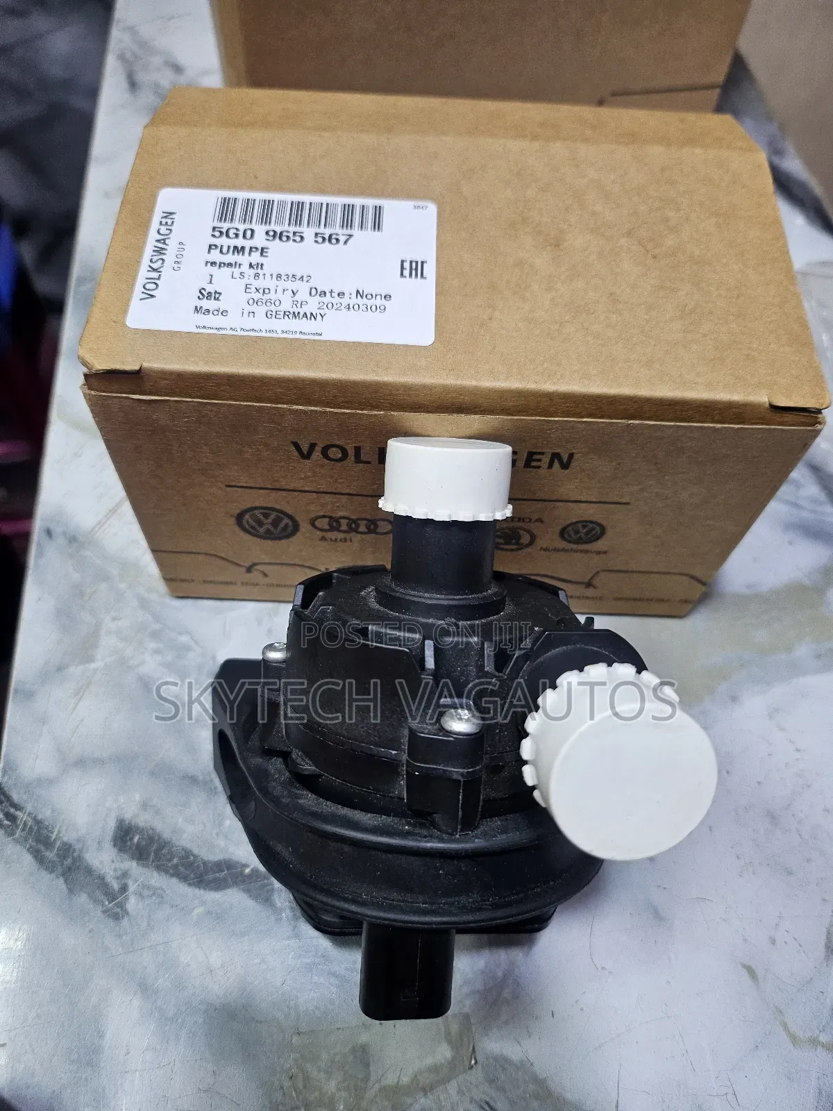 Volkswagen Auxiliary/Additional Coolant Pump