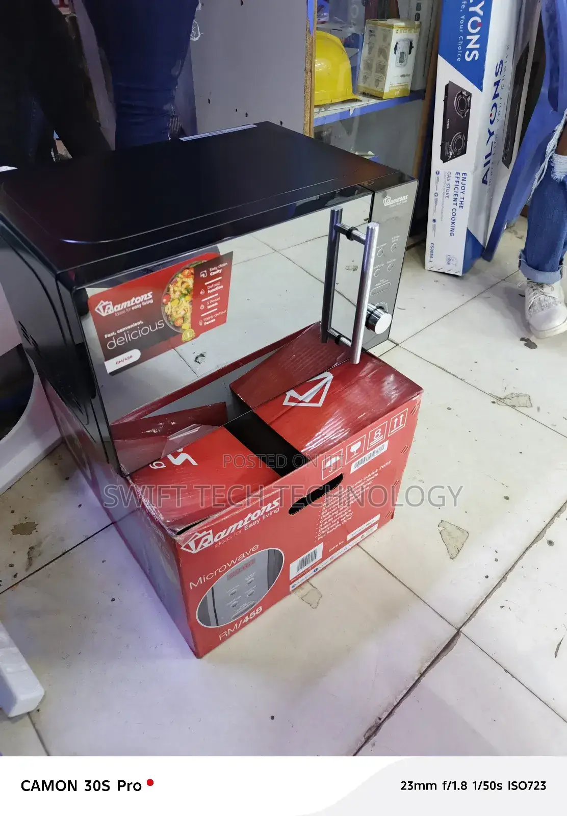 Microwave Digital Microwave Ramtons With Glass Door
