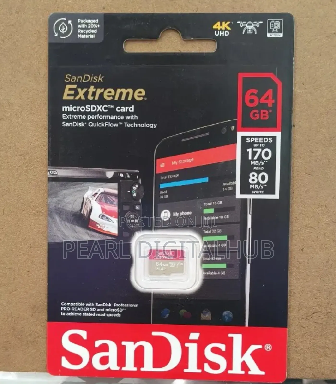 Extreme Pro Micro Sd 64gb /170mbs Sandisk