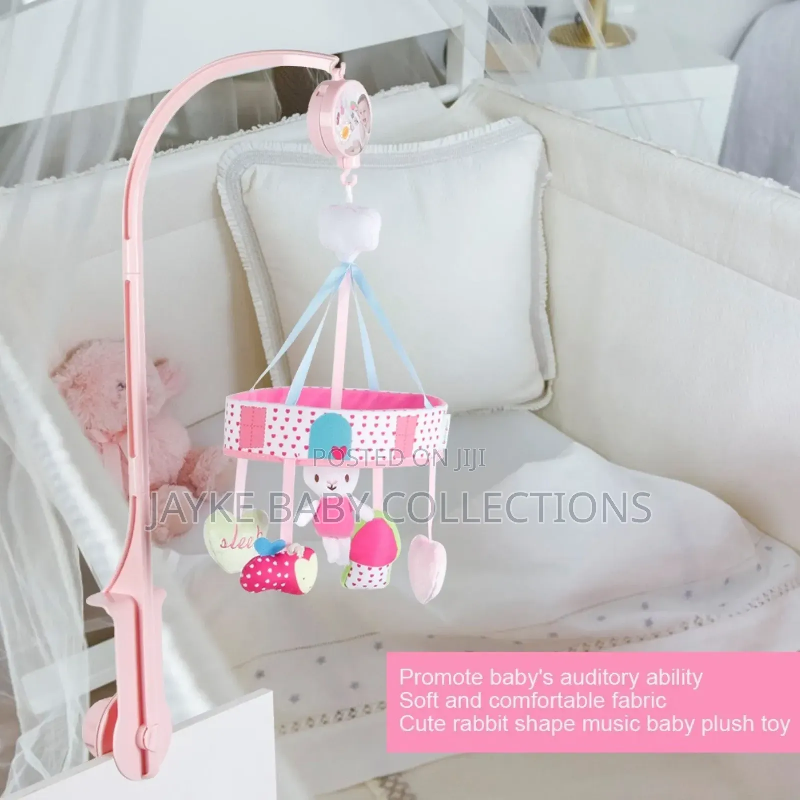 Baby Musical Rotating Cot Mobile With Lullabies