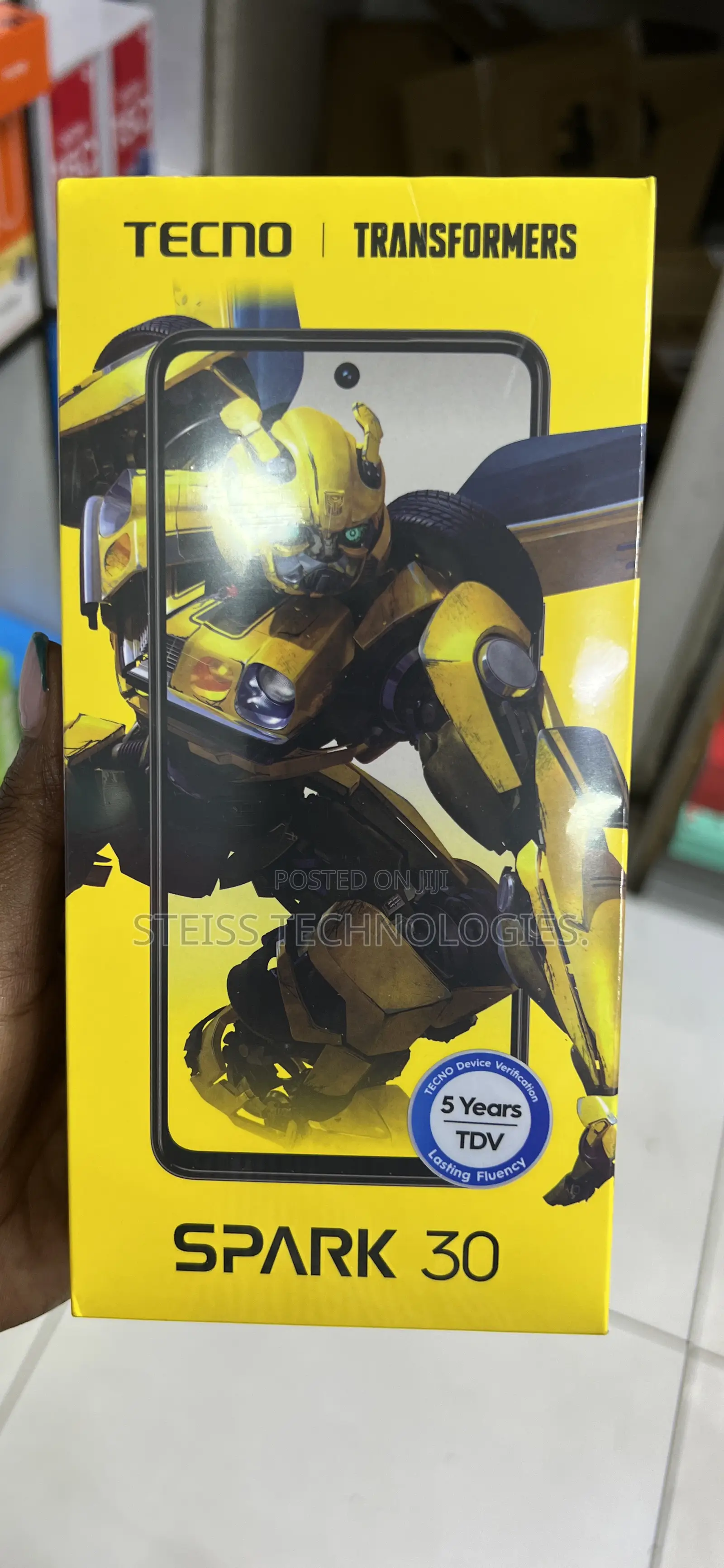 New Tecno Spark 30 128 GB Black