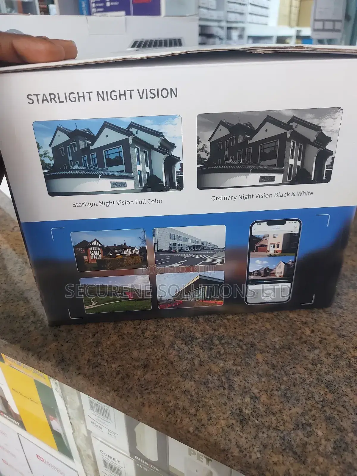 Dual Lens Dual Screen Solar Wireless PTZ / Ubox Solar Camera.