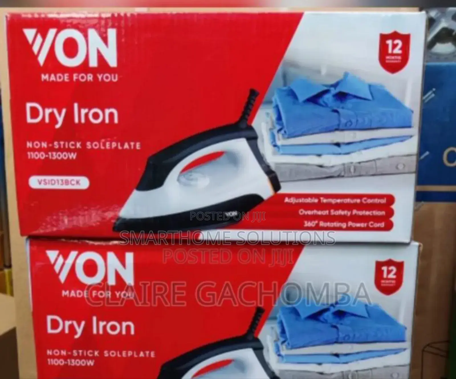 Brand New Von Iron Box