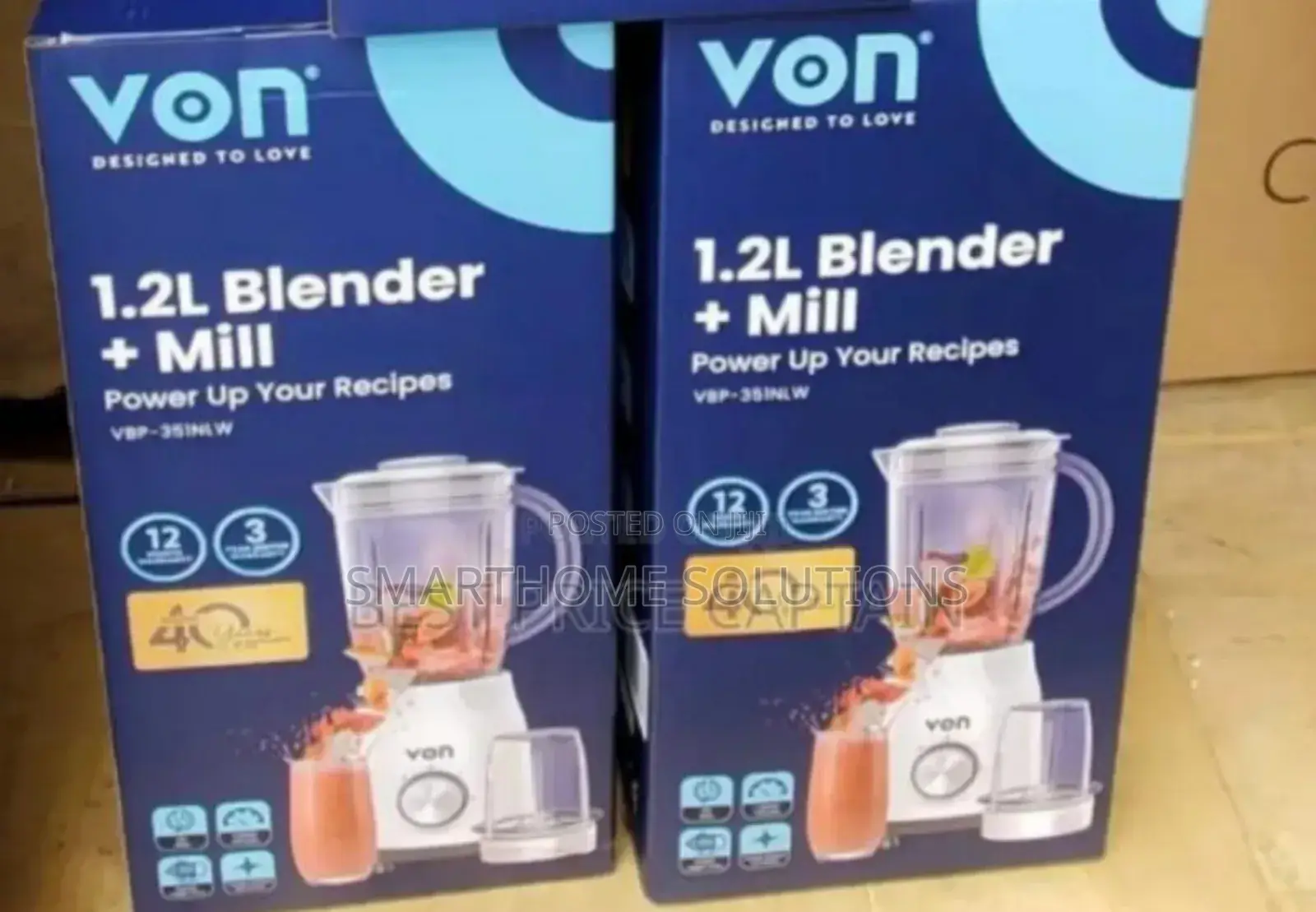 1.2l Blender +Mill Von Blender.