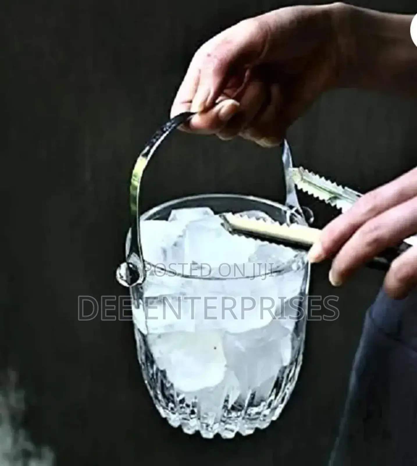 Ice Cube Bucket With Handle