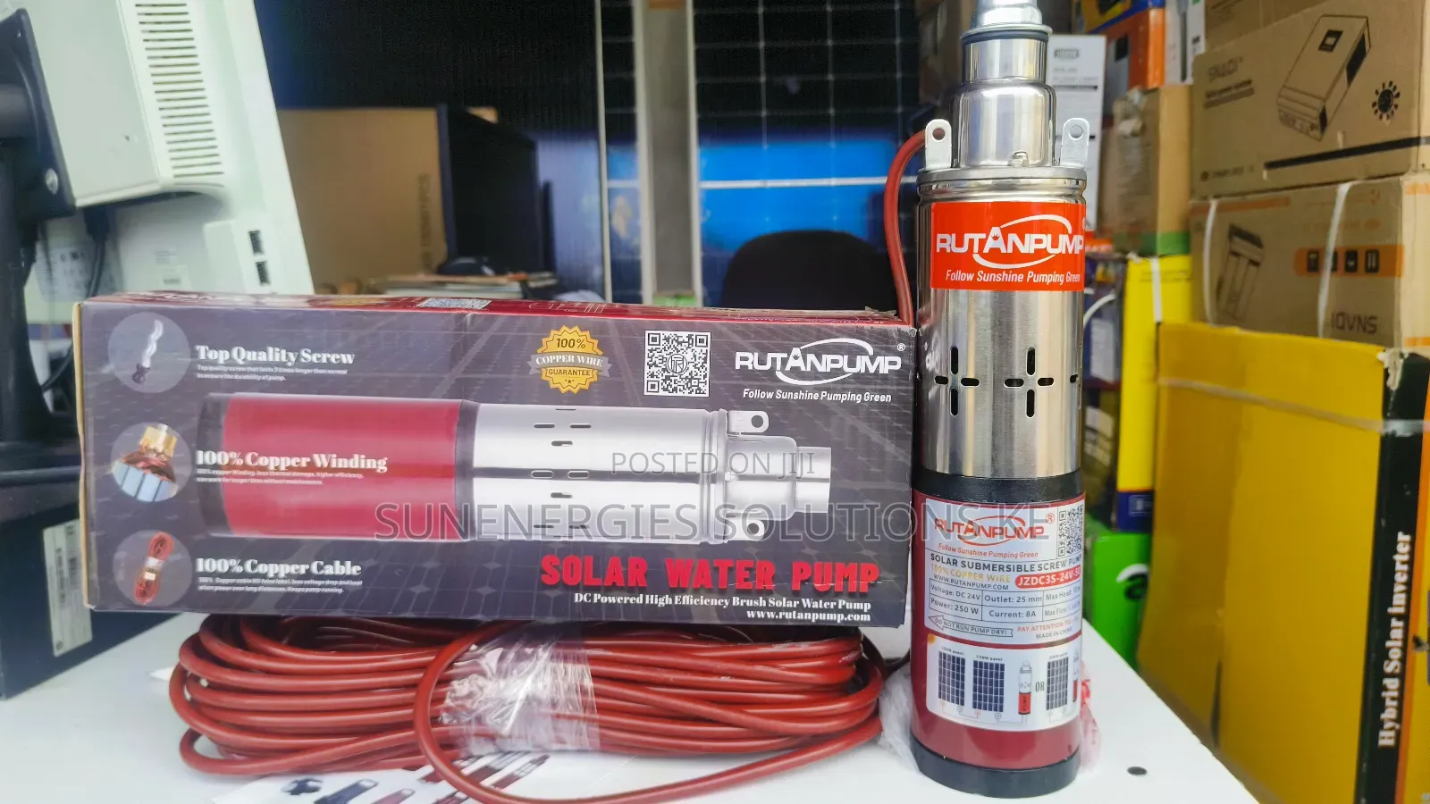 50m Submersible Dc Solar Rutanpump