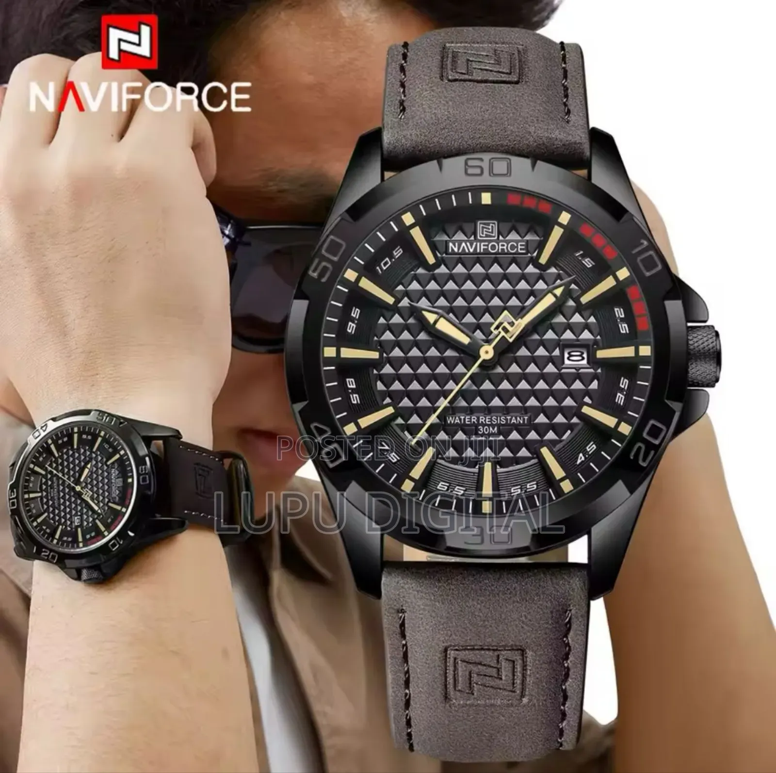 Naviforce Gents Watch Nf8023 Date Display Water Resistant