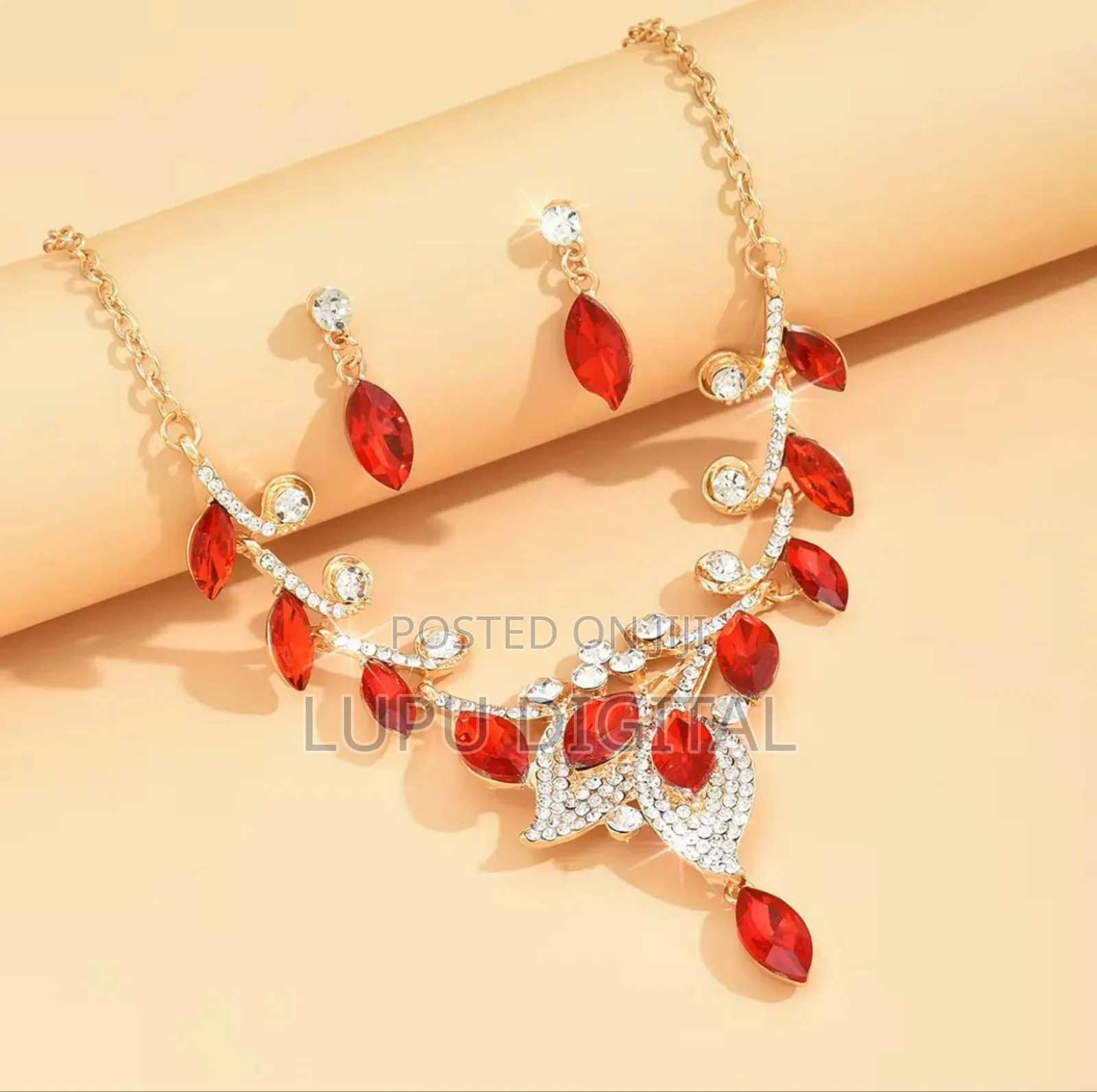 Rhinestone Matching Jewellery Sets * Necklace Earrings