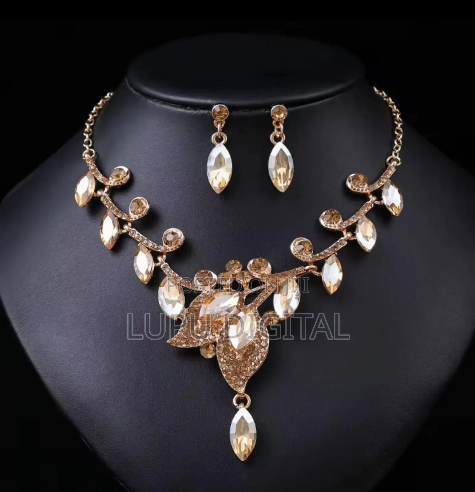 Rhinestone Matching Jewellery Sets * Necklace Earrings