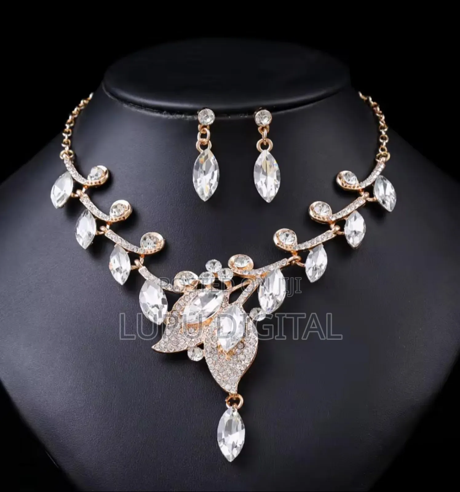 Rhinestone Matching Jewellery Sets * Necklace Earrings