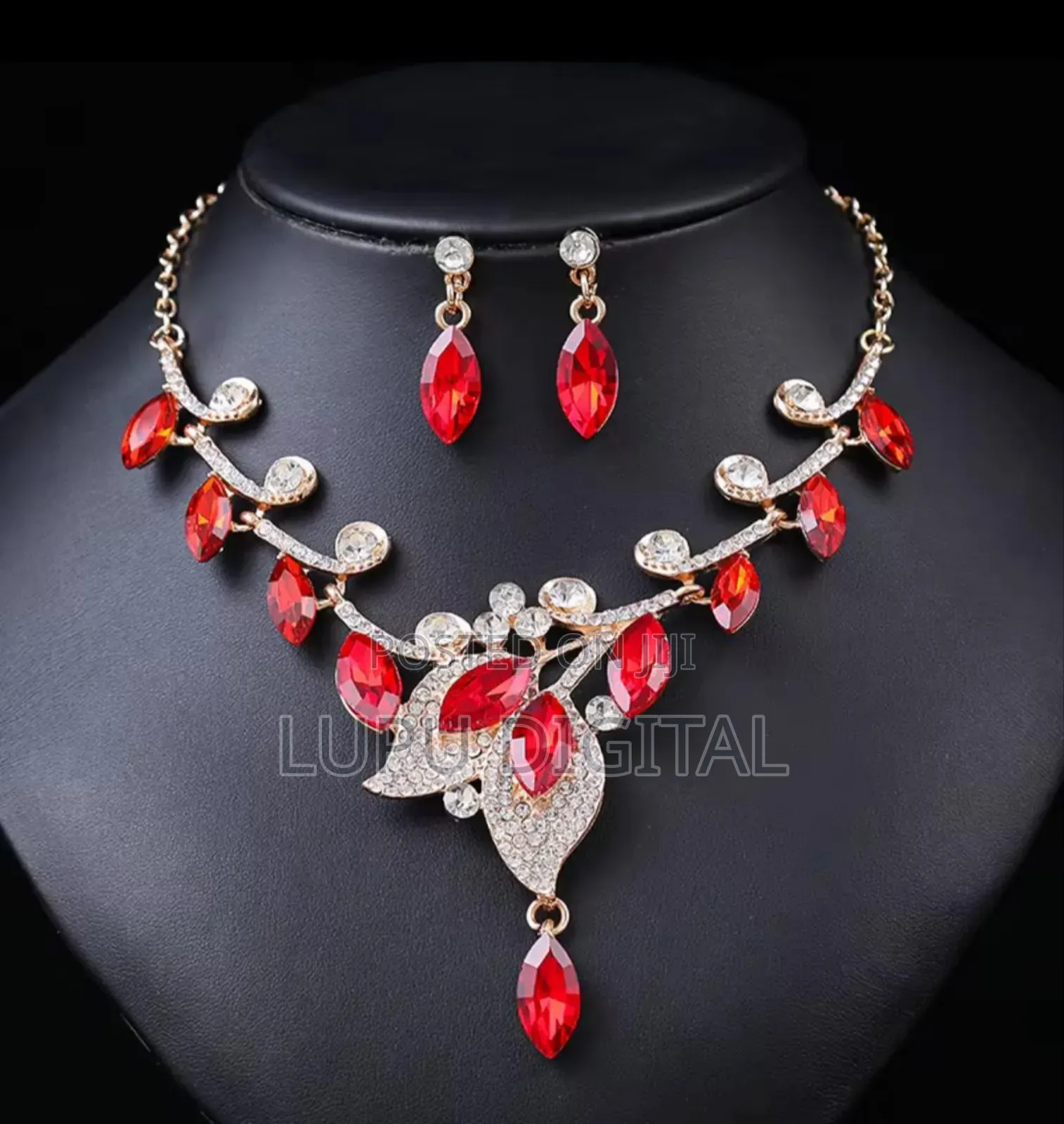 Rhinestone Matching Jewellery Sets * Necklace Earrings