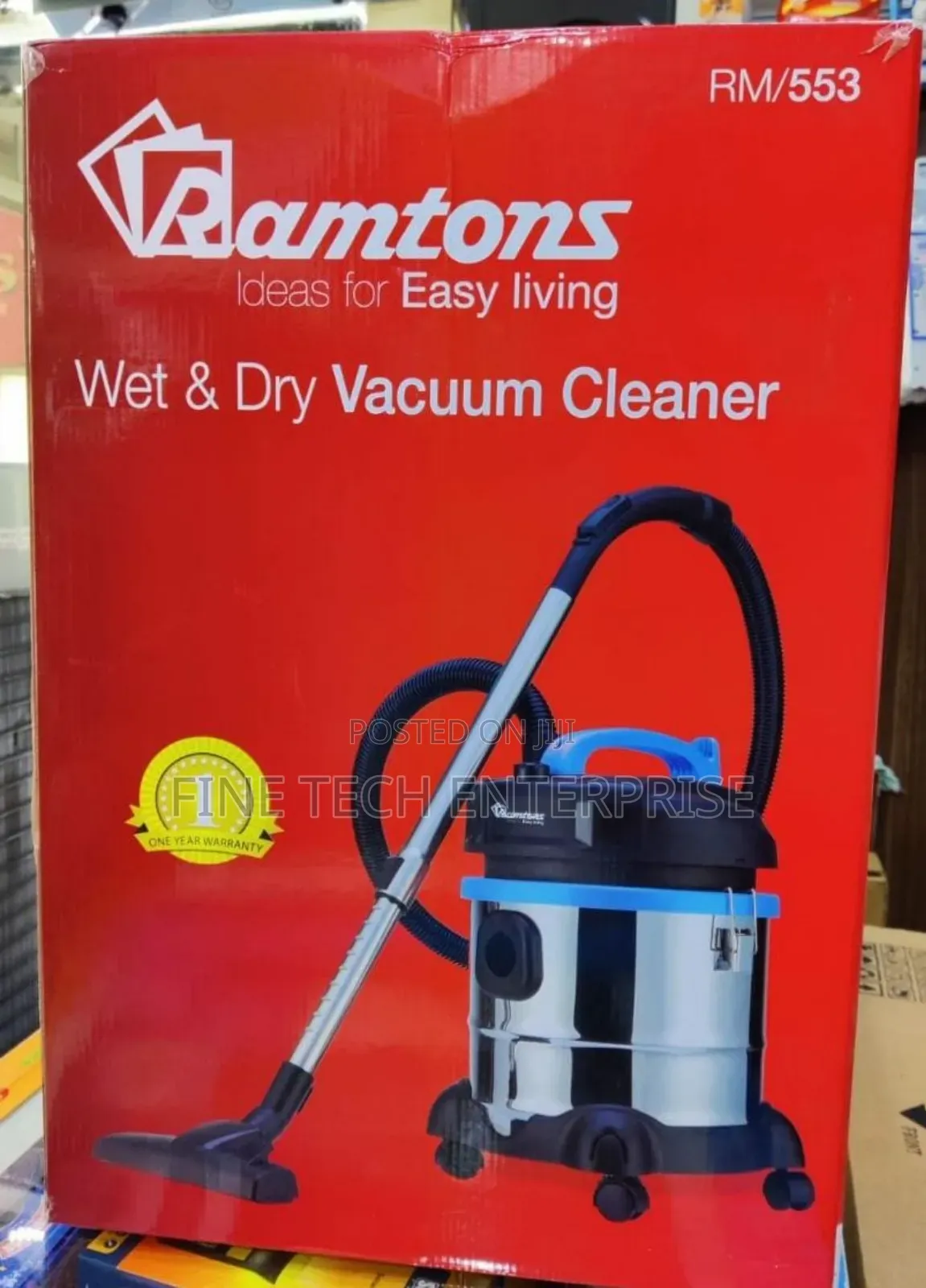 Ramtons 21 Litres Wet and Dry Vacuum Cleaner