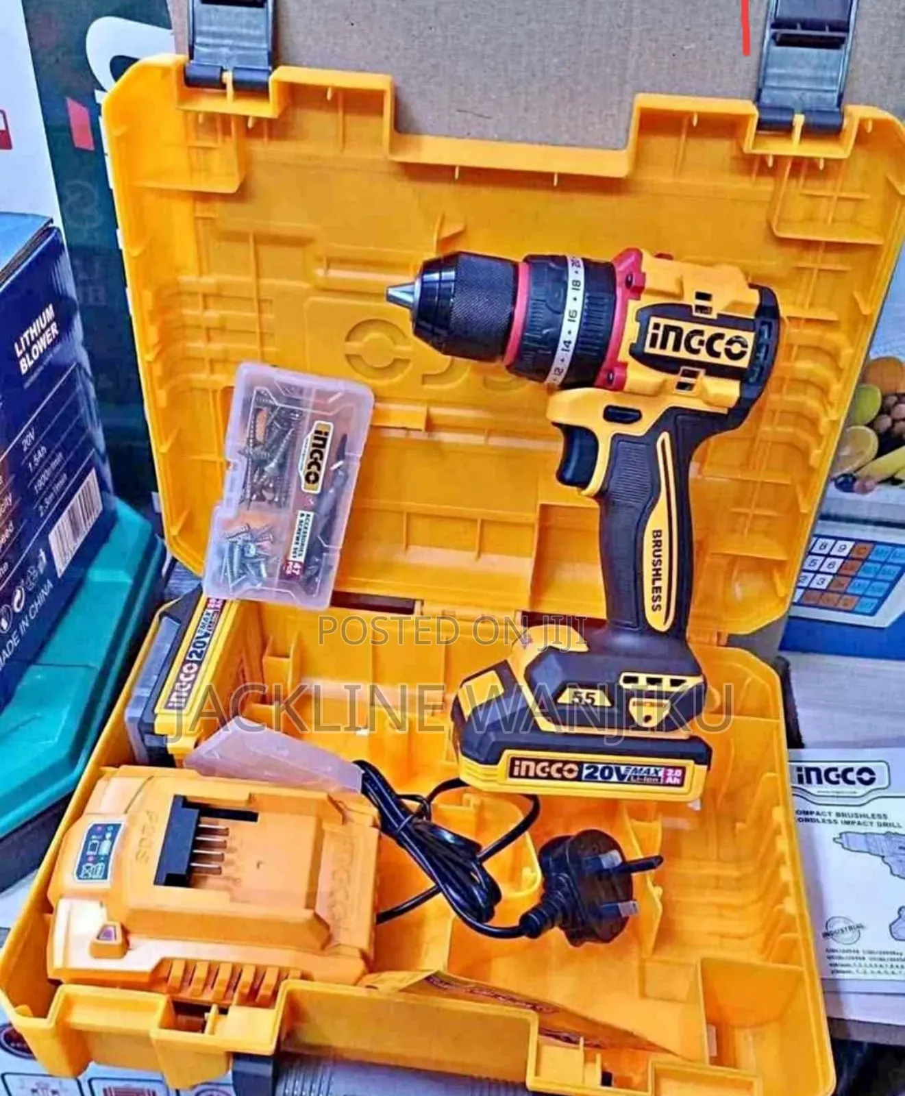 Ingco Cordless 20v With Impact and Hammer