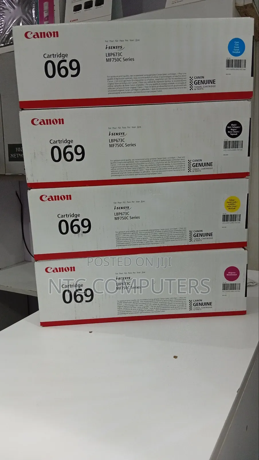 Genuine Canon 069 High Yield Yellow Toner
