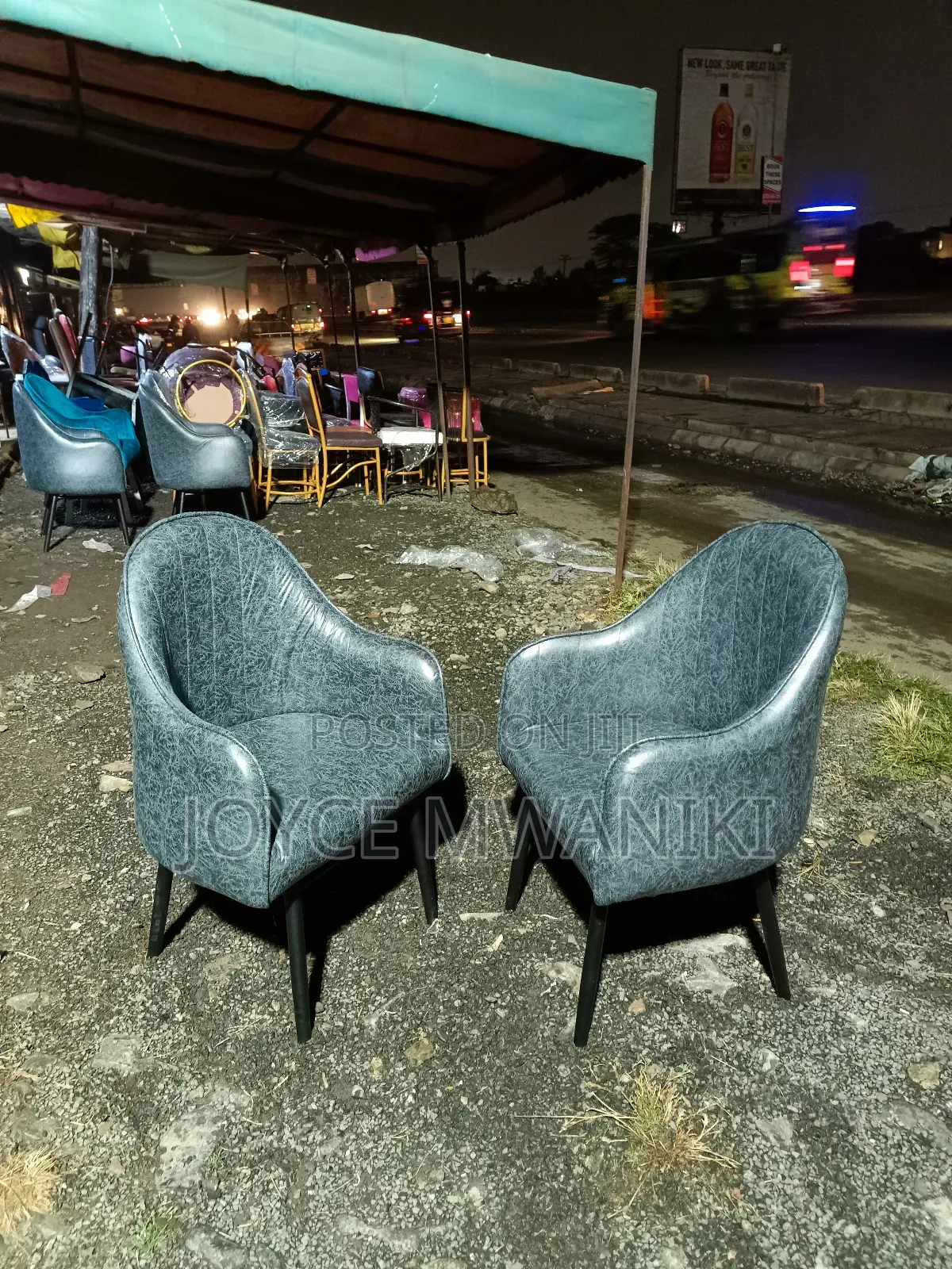 Vip Restaurant Grey Chairs, or Manicure Seats 