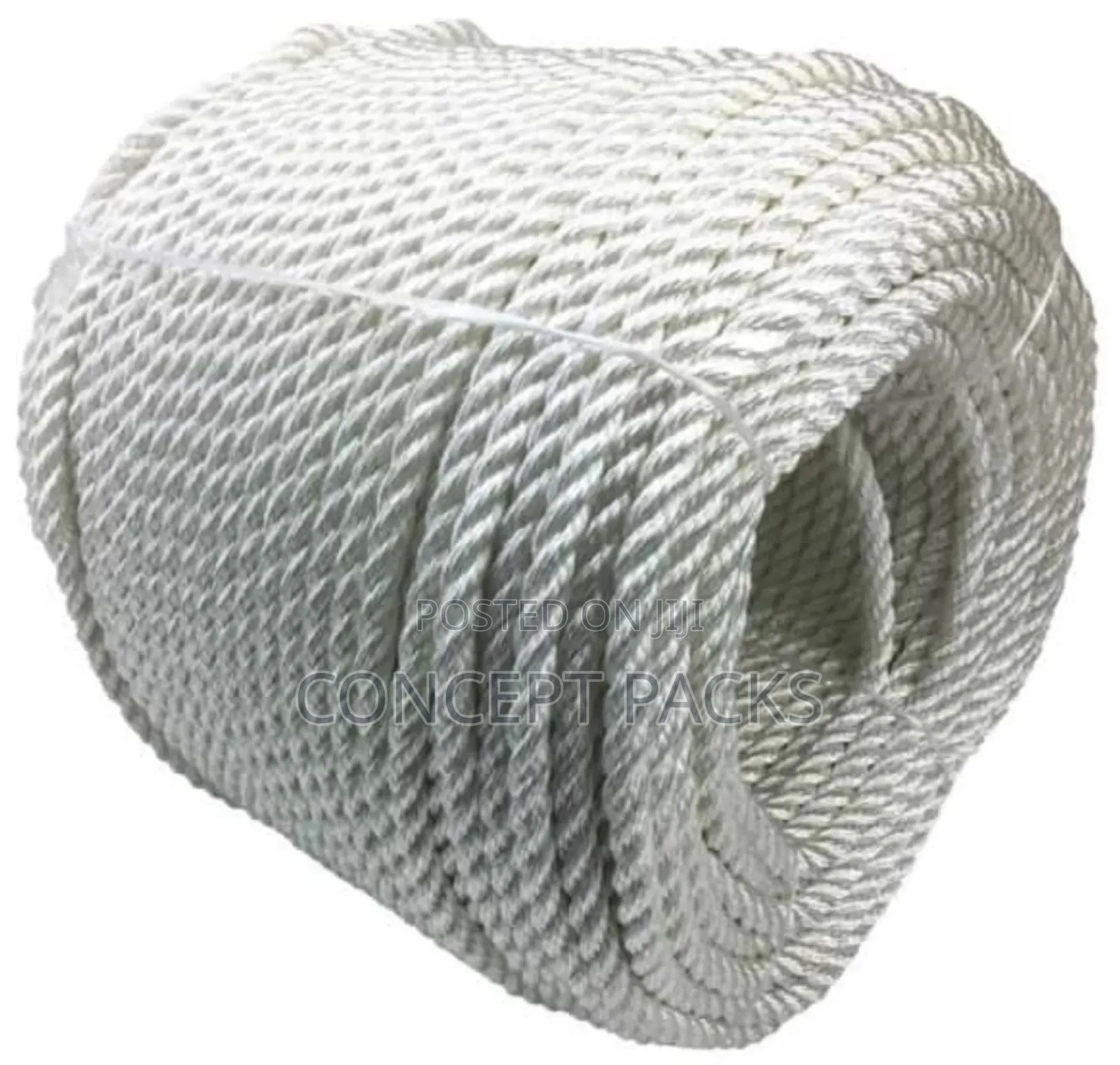 20mm X 200mtrs White Nylon 3 Strand Rope