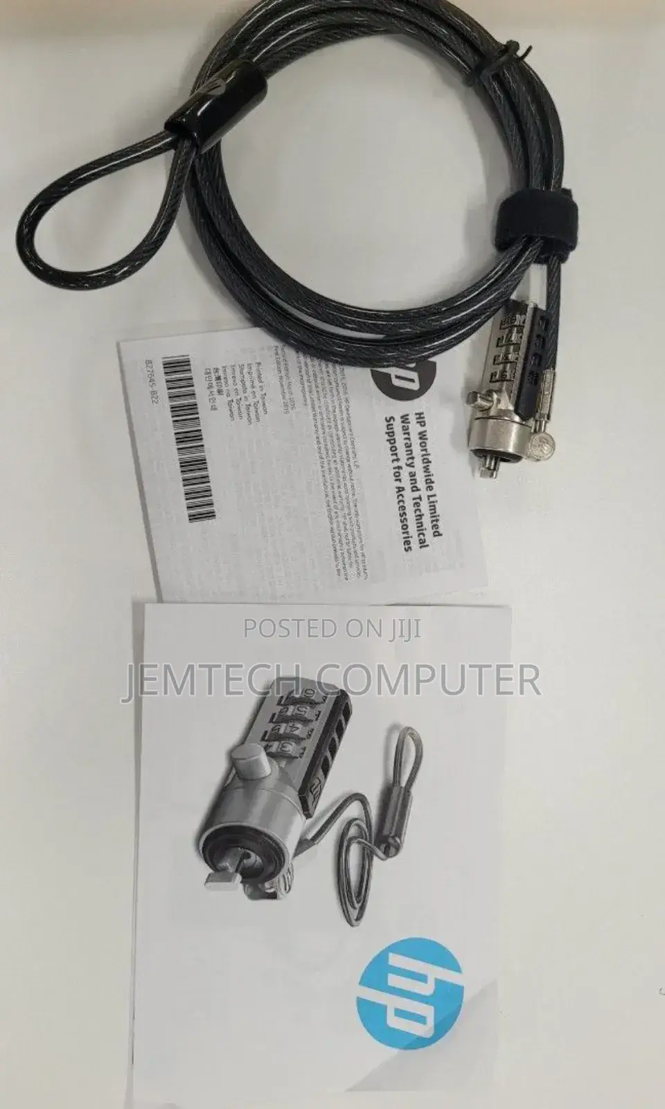 Hp Essential Combination Lock – Black