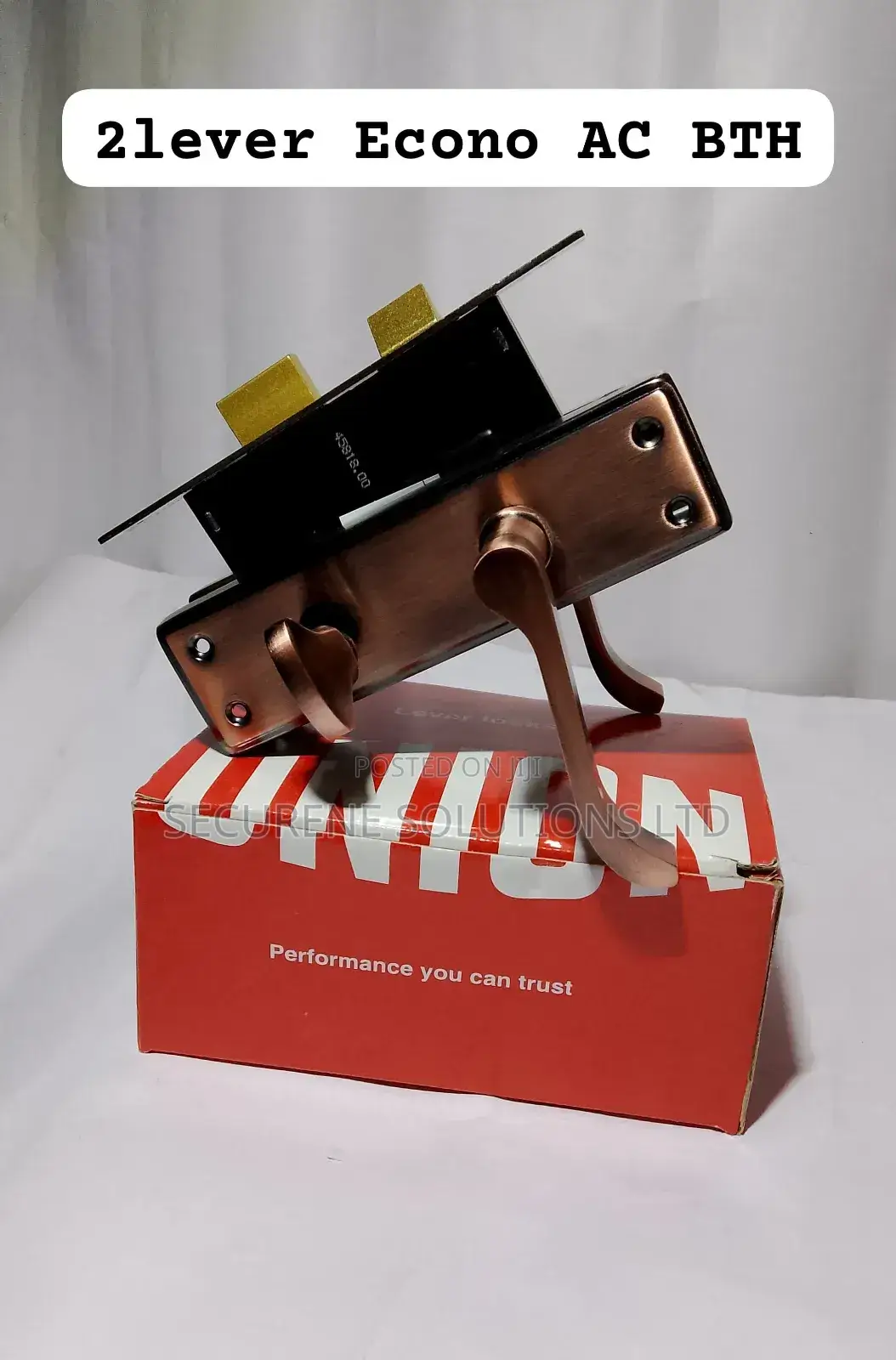 Union 2-Lever Econo Ac BTH Door Lockset