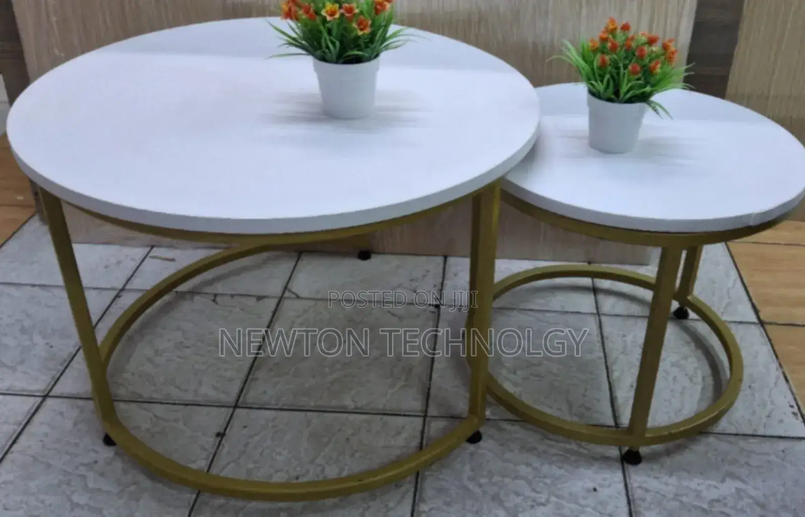 Sierra Round Nesting Coffee Table-2pcs Set
