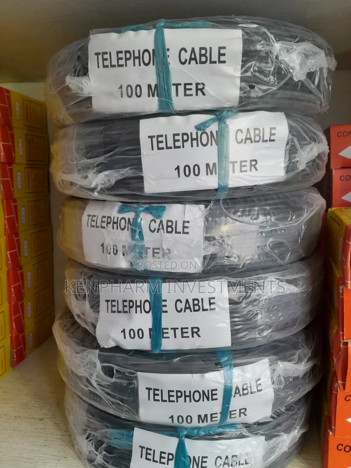 Telecommunication Cable Black