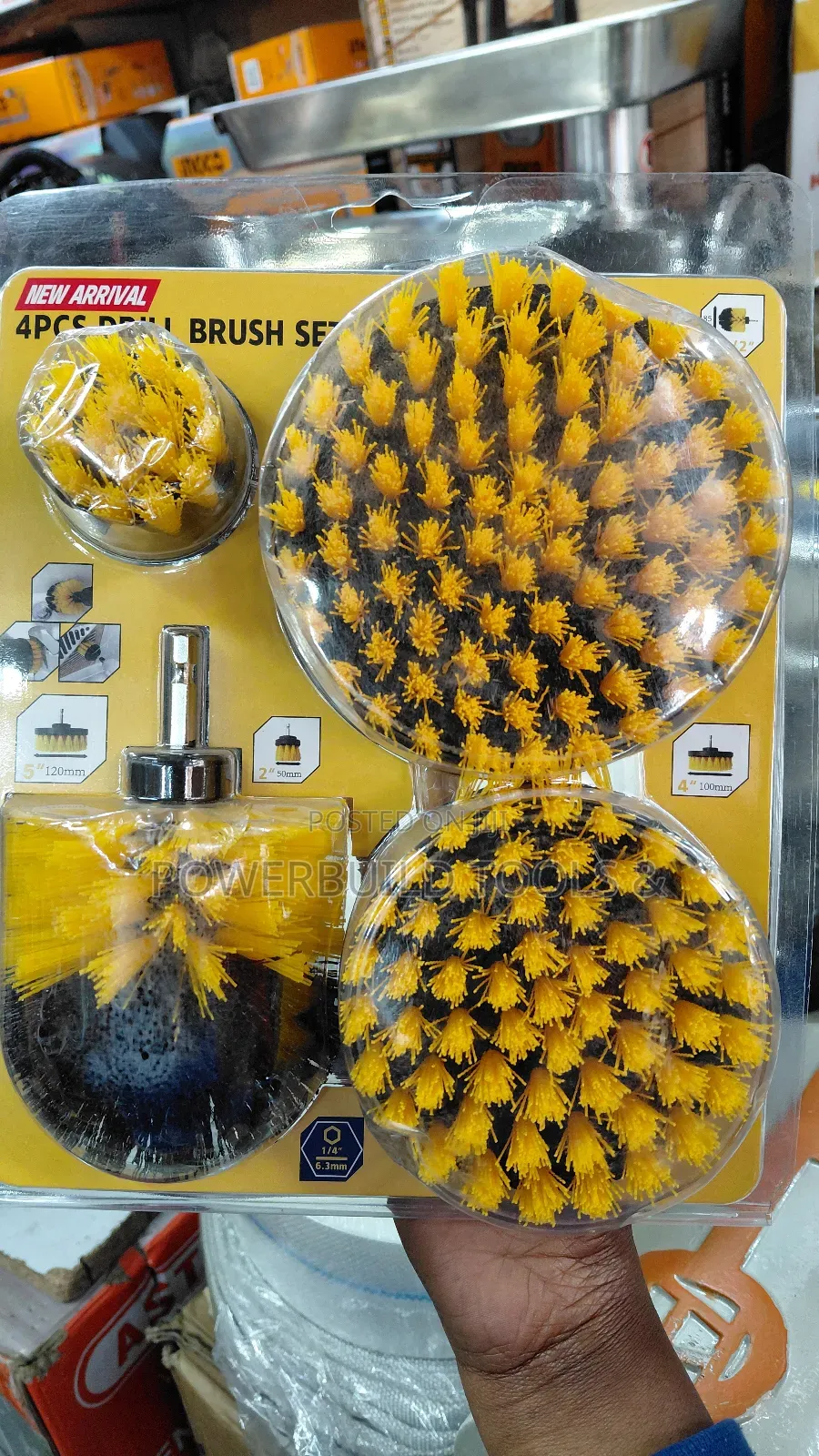 4pcs Drill Brush Set
