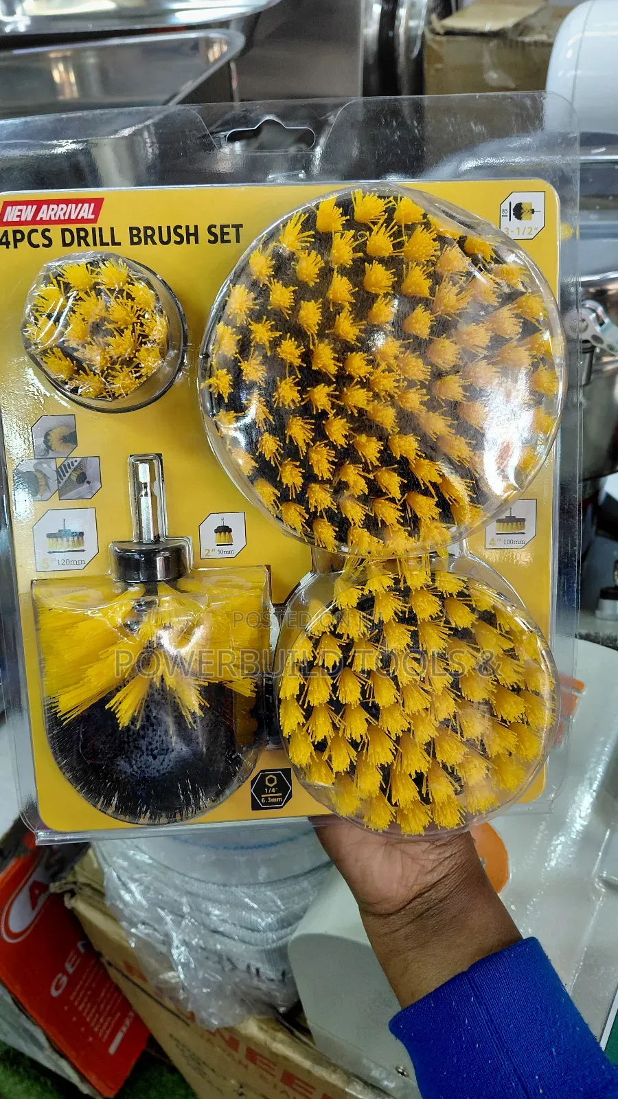 4pcs Drill Brush Set