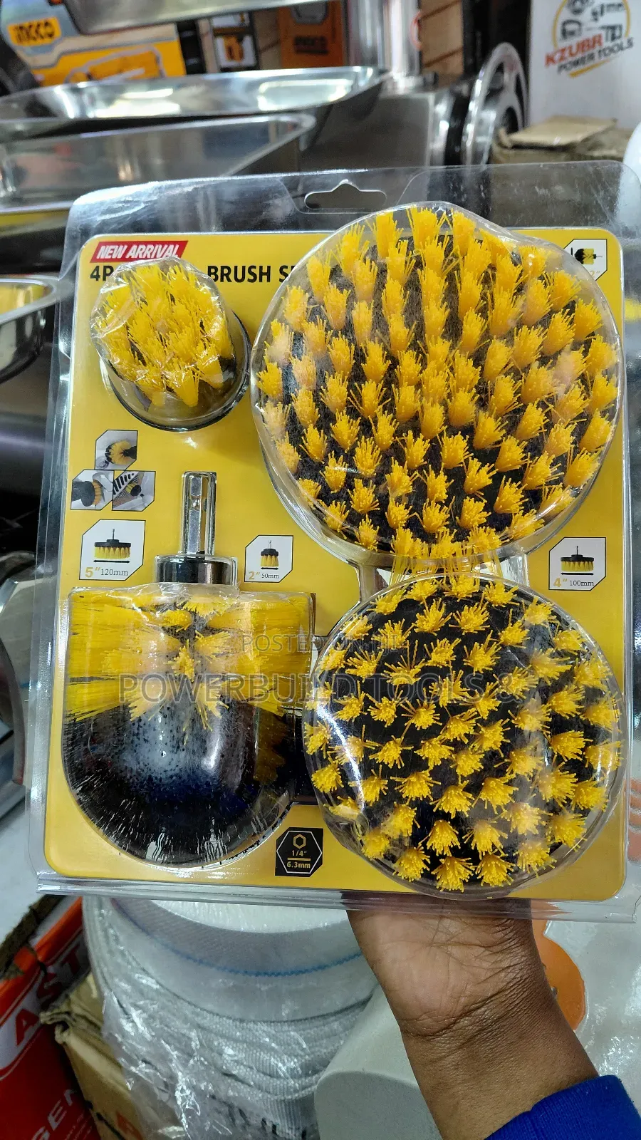4pcs Drill Brush Set
