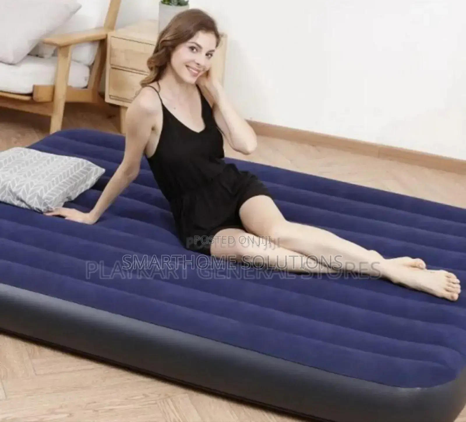 Colour Blue- 5*6 Intex Inflatable Mattres. Brand New