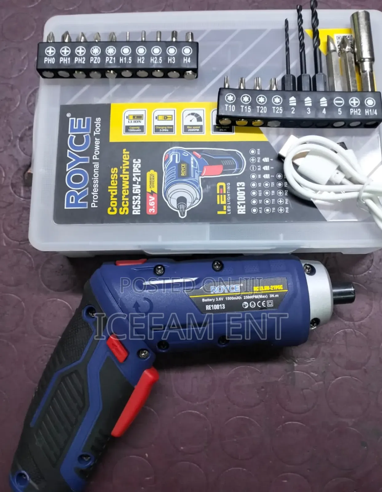 Royce Screwdriver/Cordless Screw Driver Machine