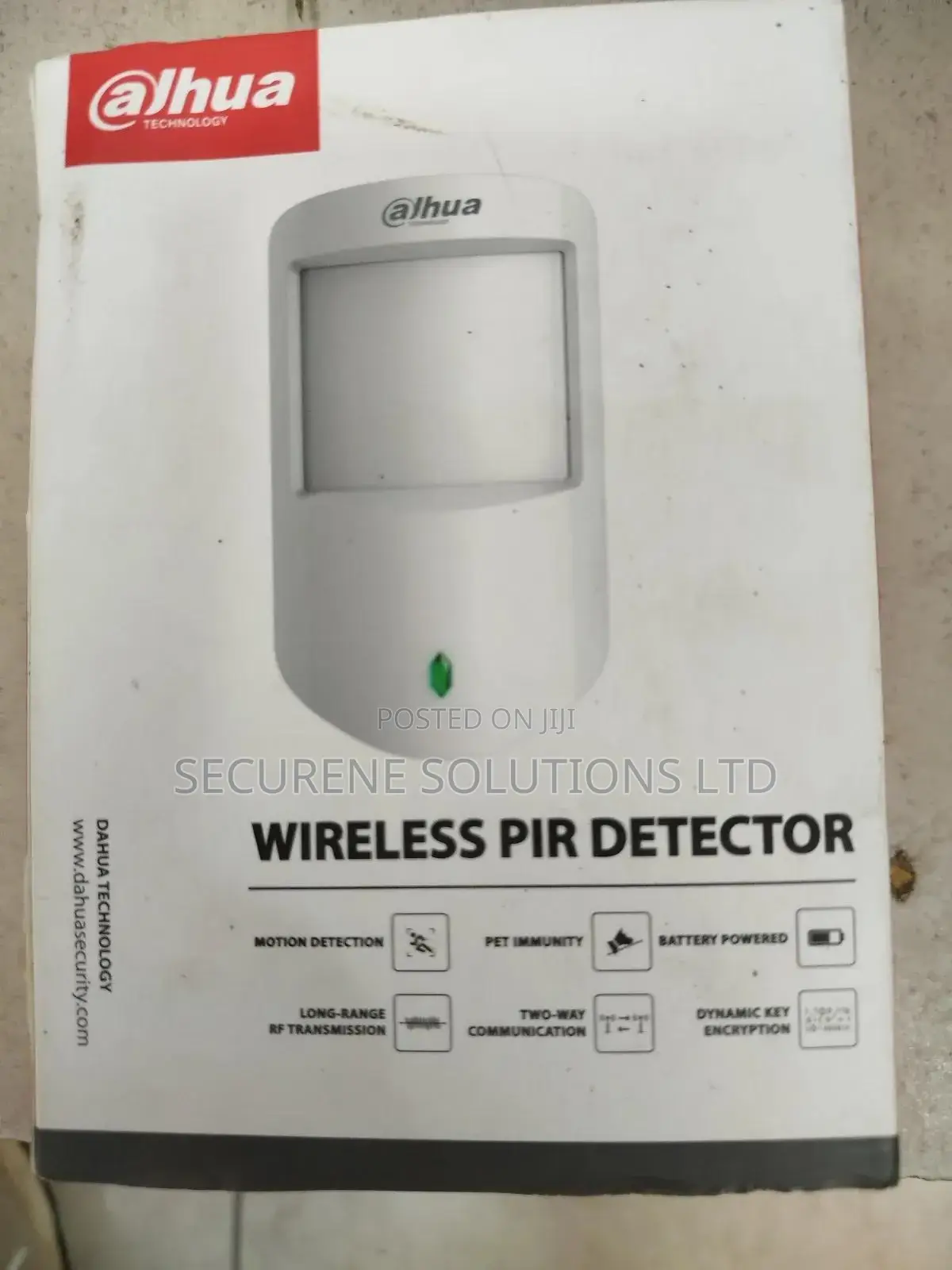 Wireless Pir Alarm Motion Detector Dahua Dhi-ard1233-w2(86