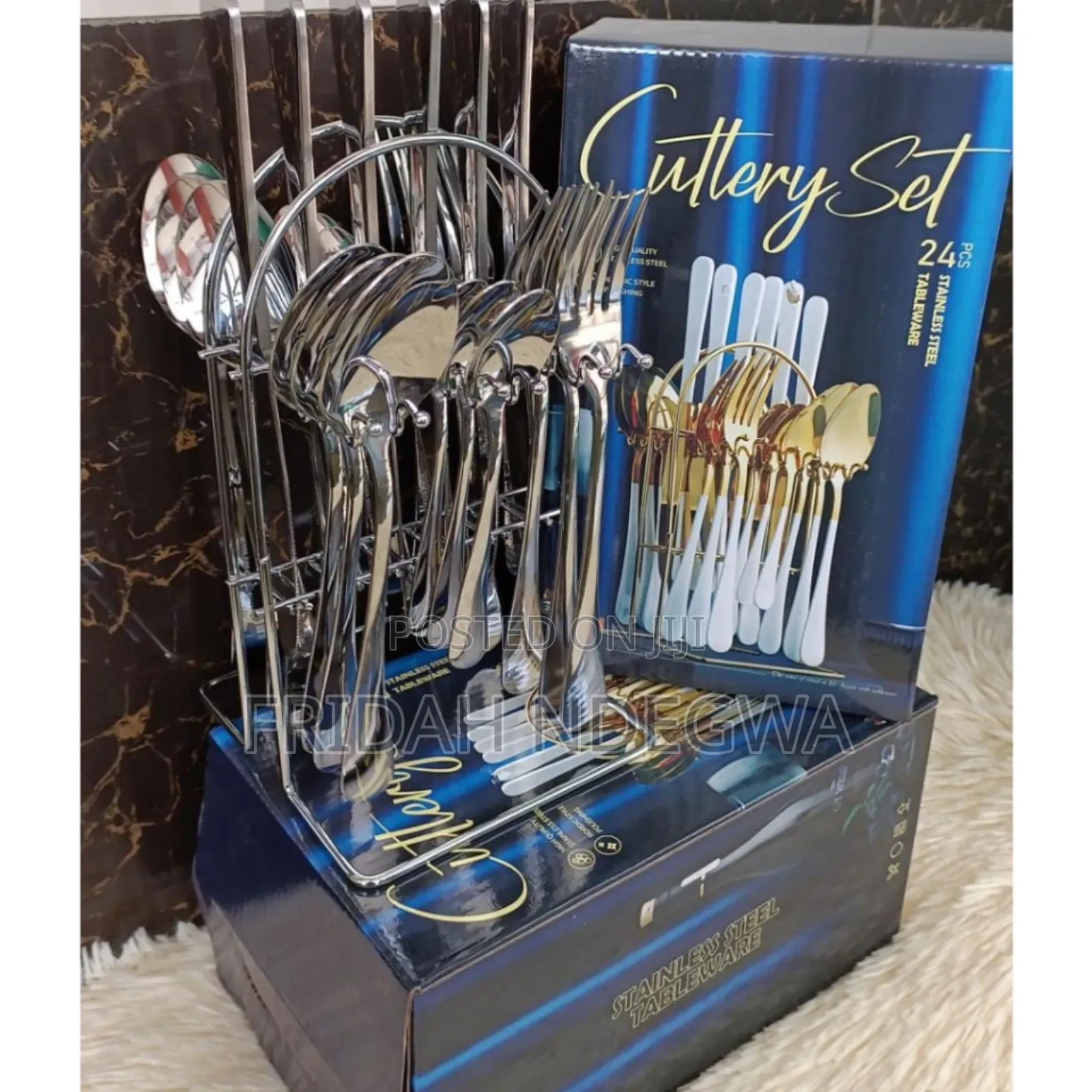 New In 24pcs Heavy Duty Quality Cutlery Sets
