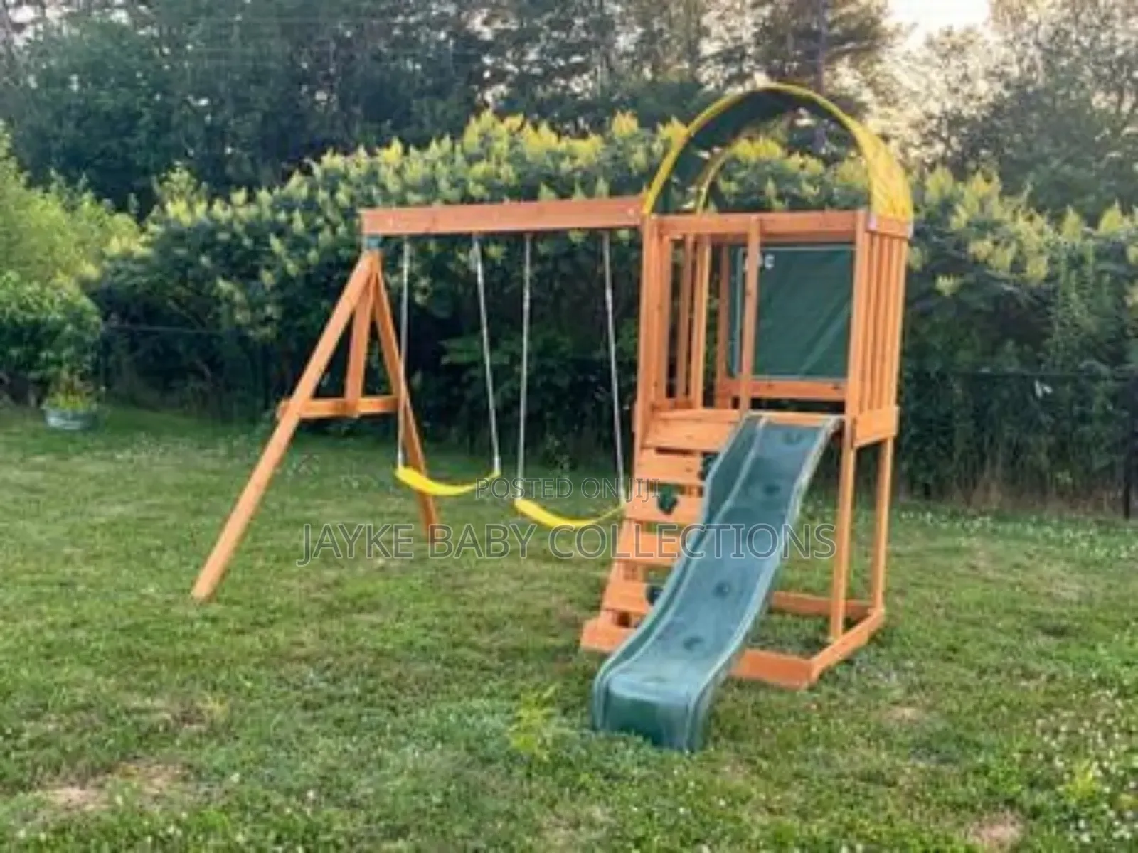 Kidkraft Ainsley Wooden Swing Set Outdoor Playset