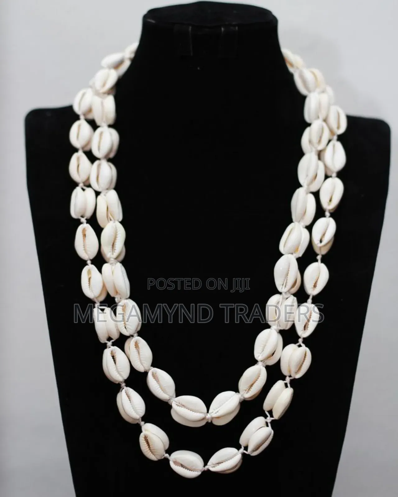 African Shell Necklace/Cowrie Shell Jewelry Necklace