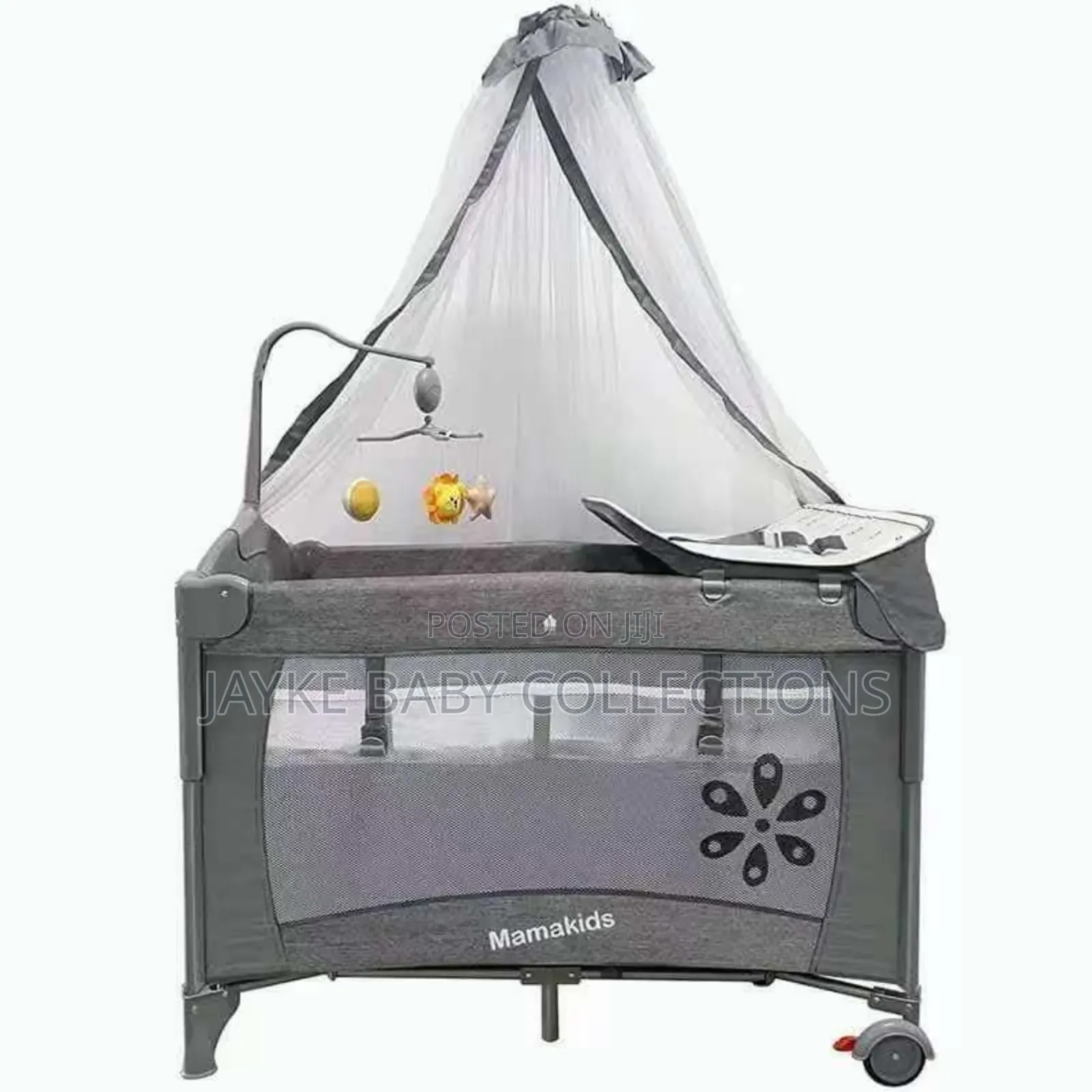 Baby Co-Sleeper Bedside Cot Playpen With Bassinet